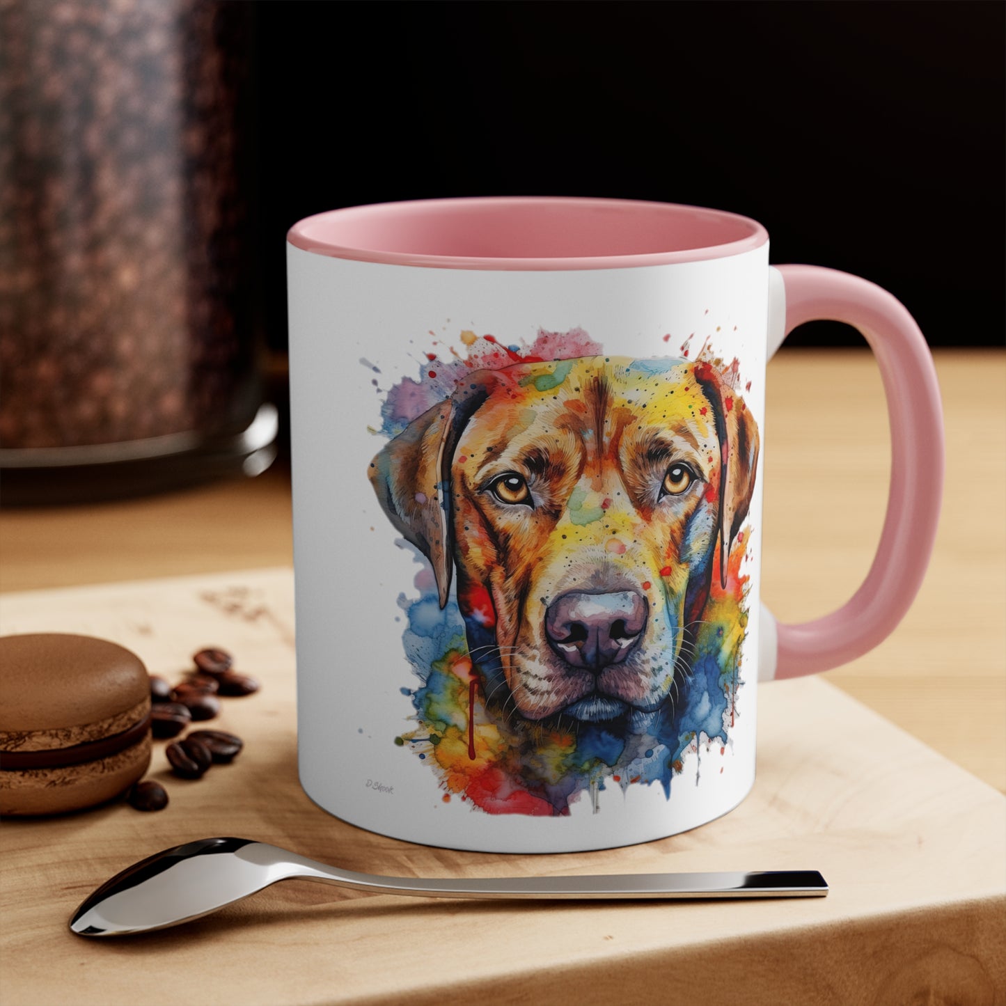 Labrador Retriever 2 Accent Mugs