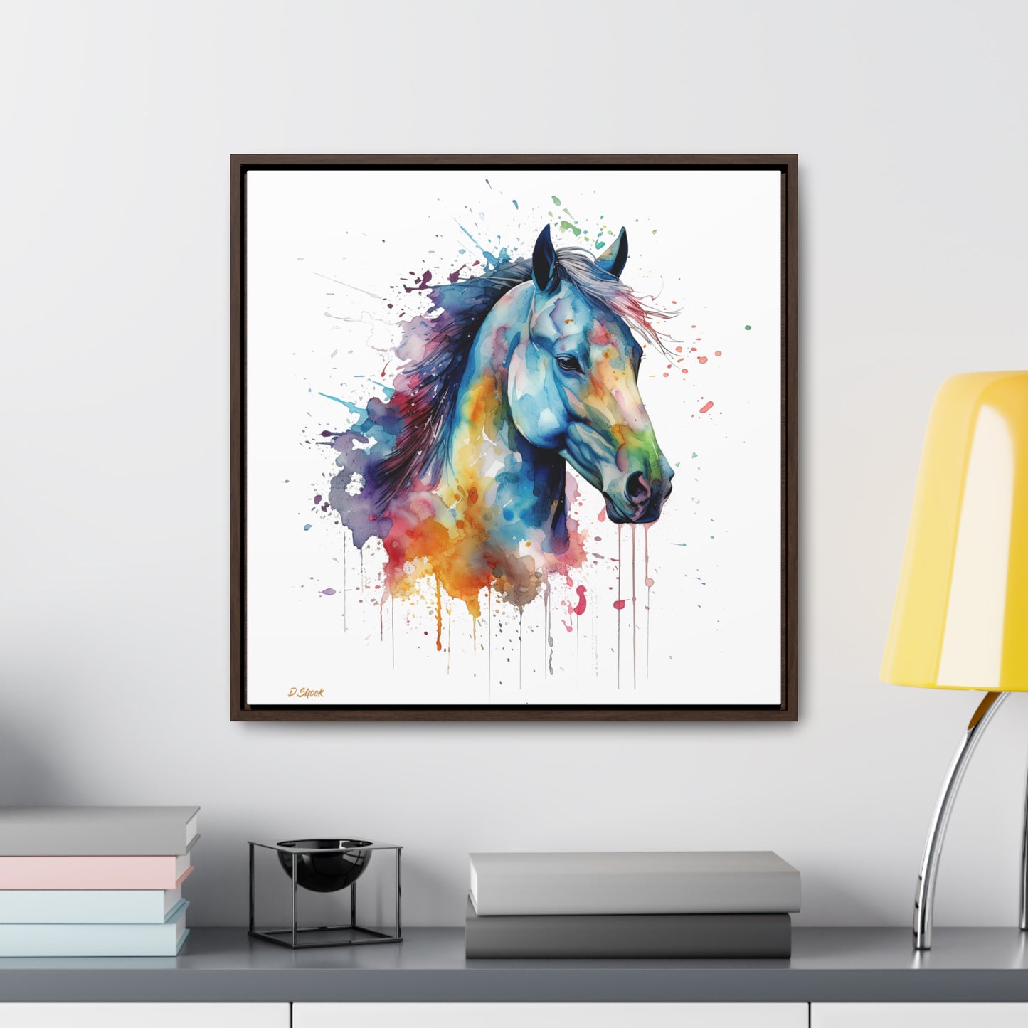 Horse Rescue 13 Gallery Canvas Wraps, Square Frame