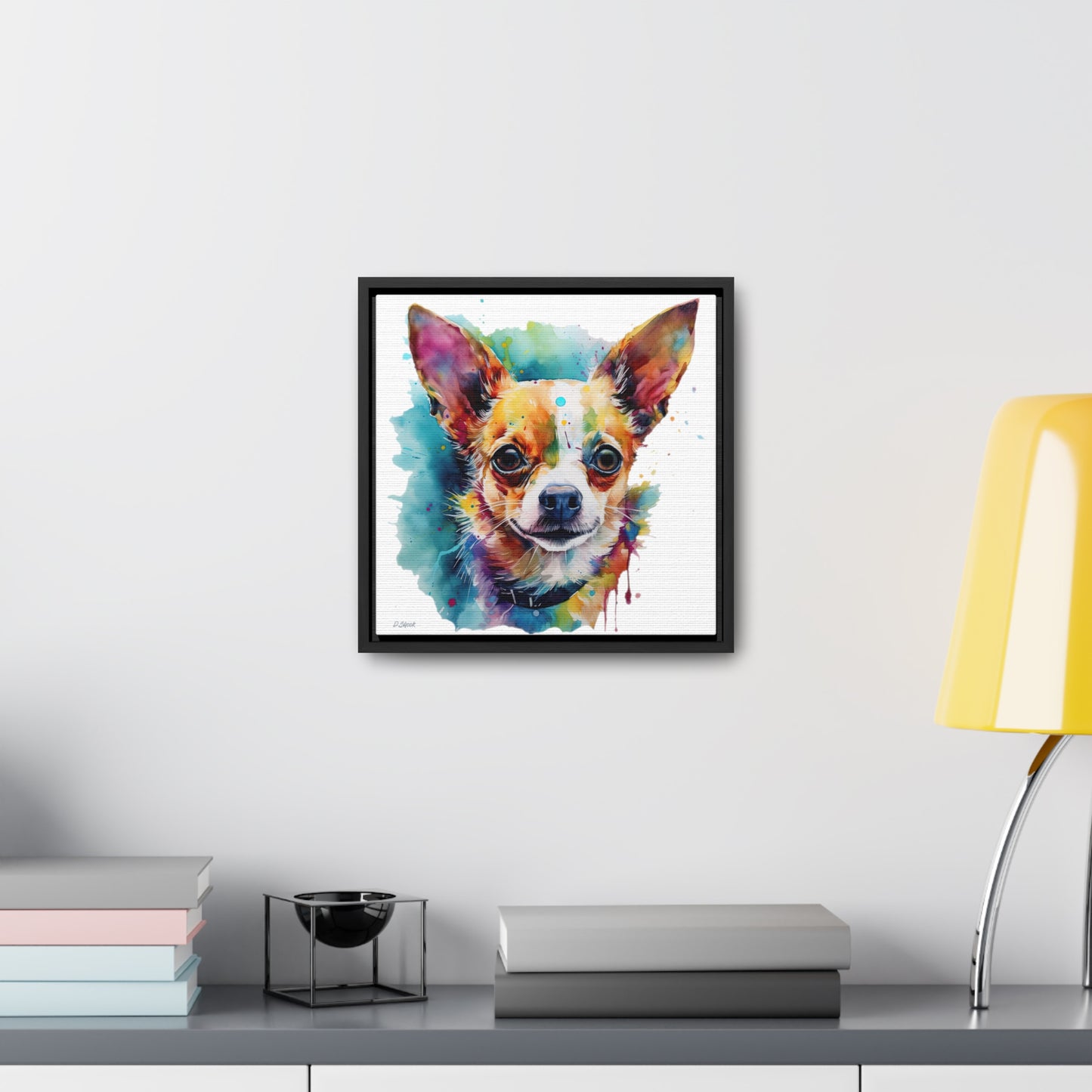 Chihuahua 1 Gallery Canvas Wraps, Square Frame