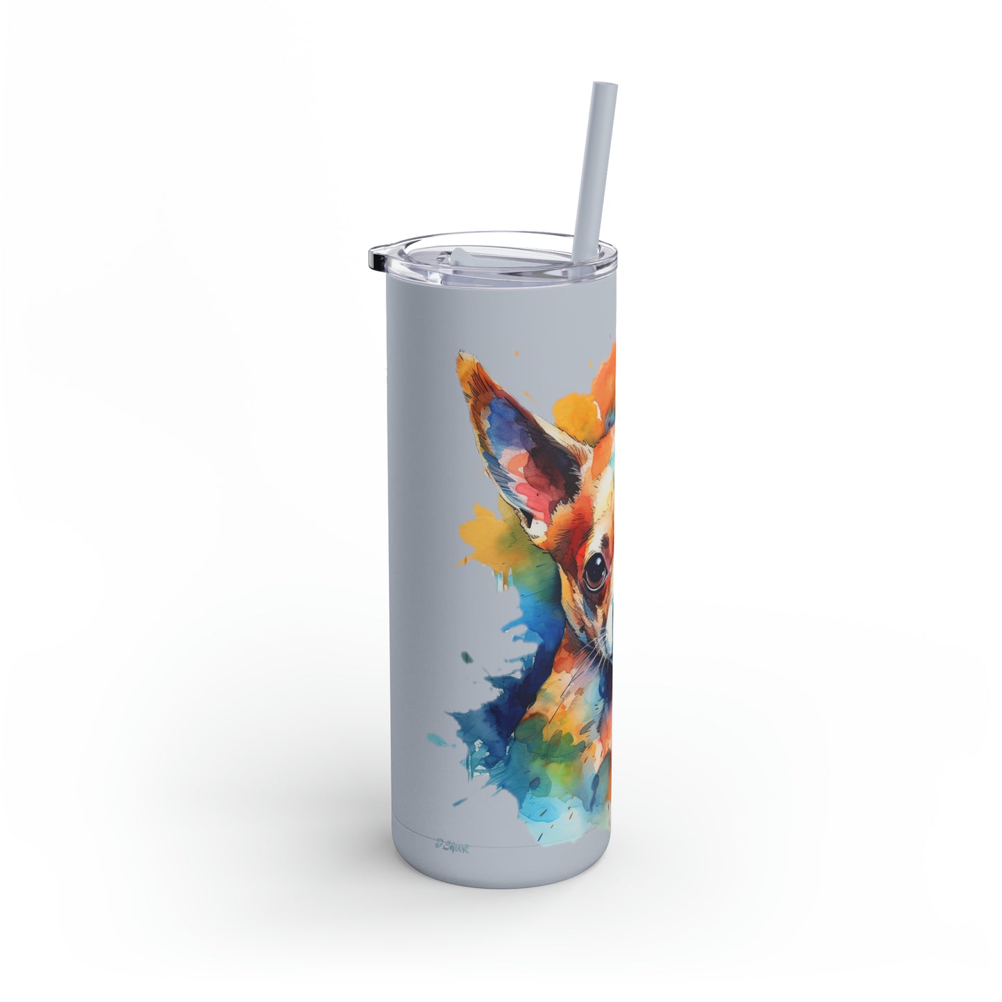 Chihuahua 6 Maars Maker Skinny Matte Tumbler, 20oz