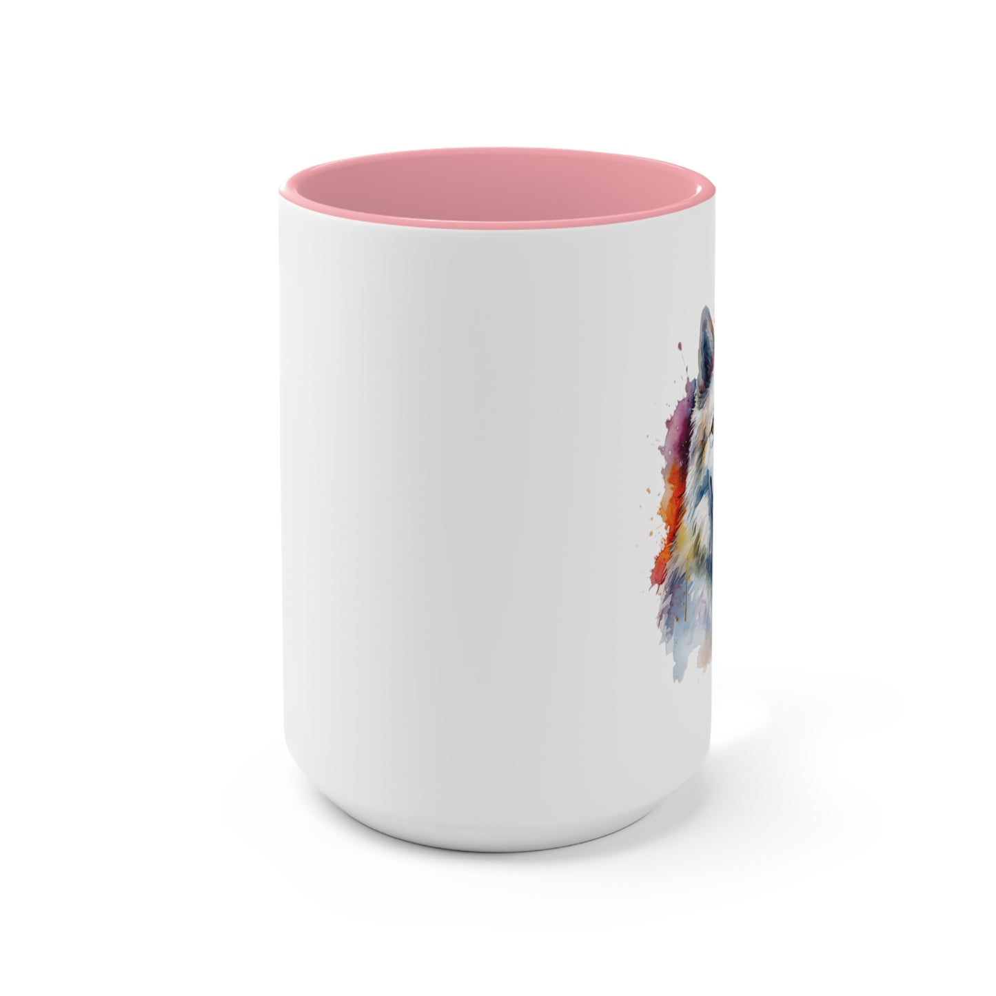 American Eskimo Dog 3 Accent Mugs