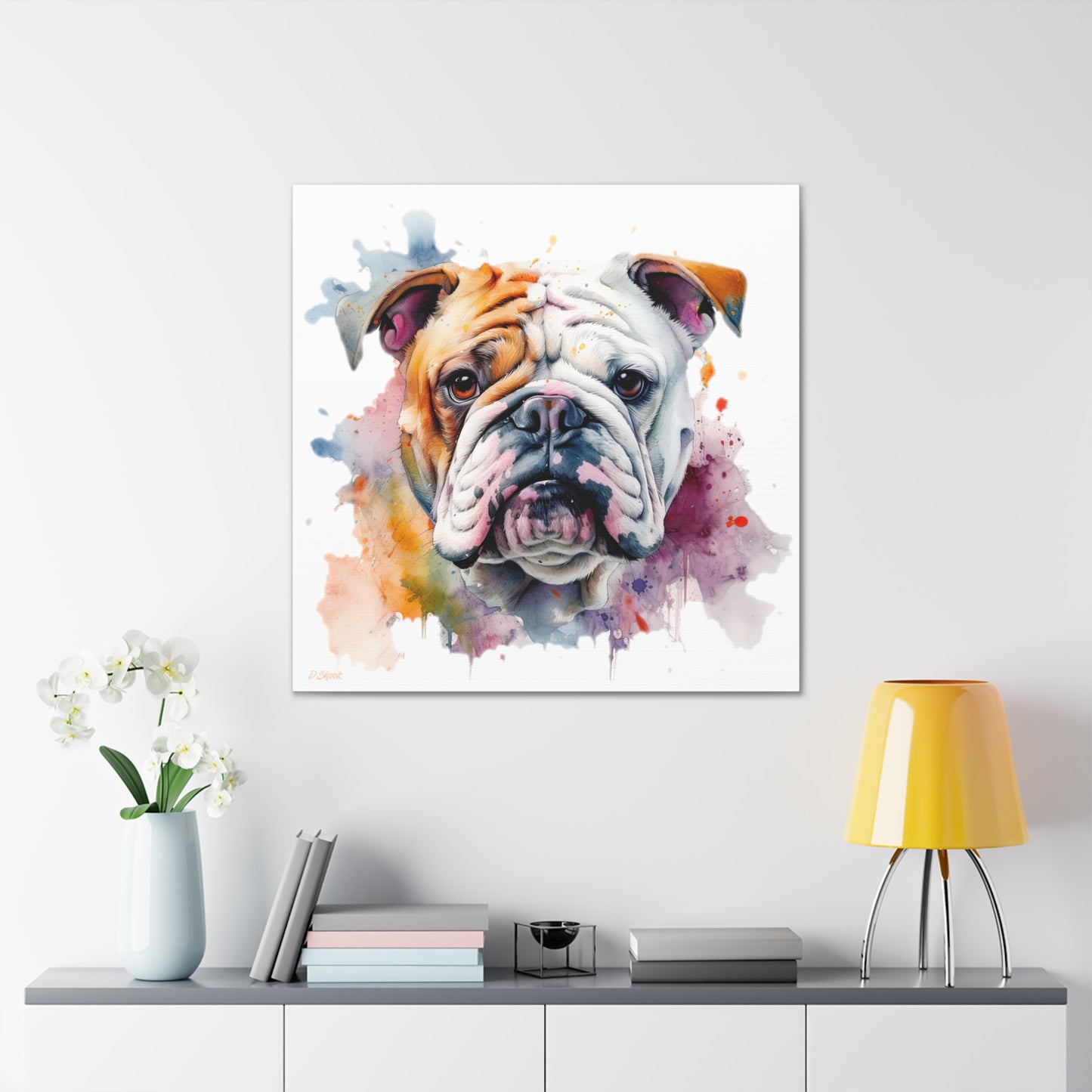 bulldog 1 Canvas Gallery Wraps