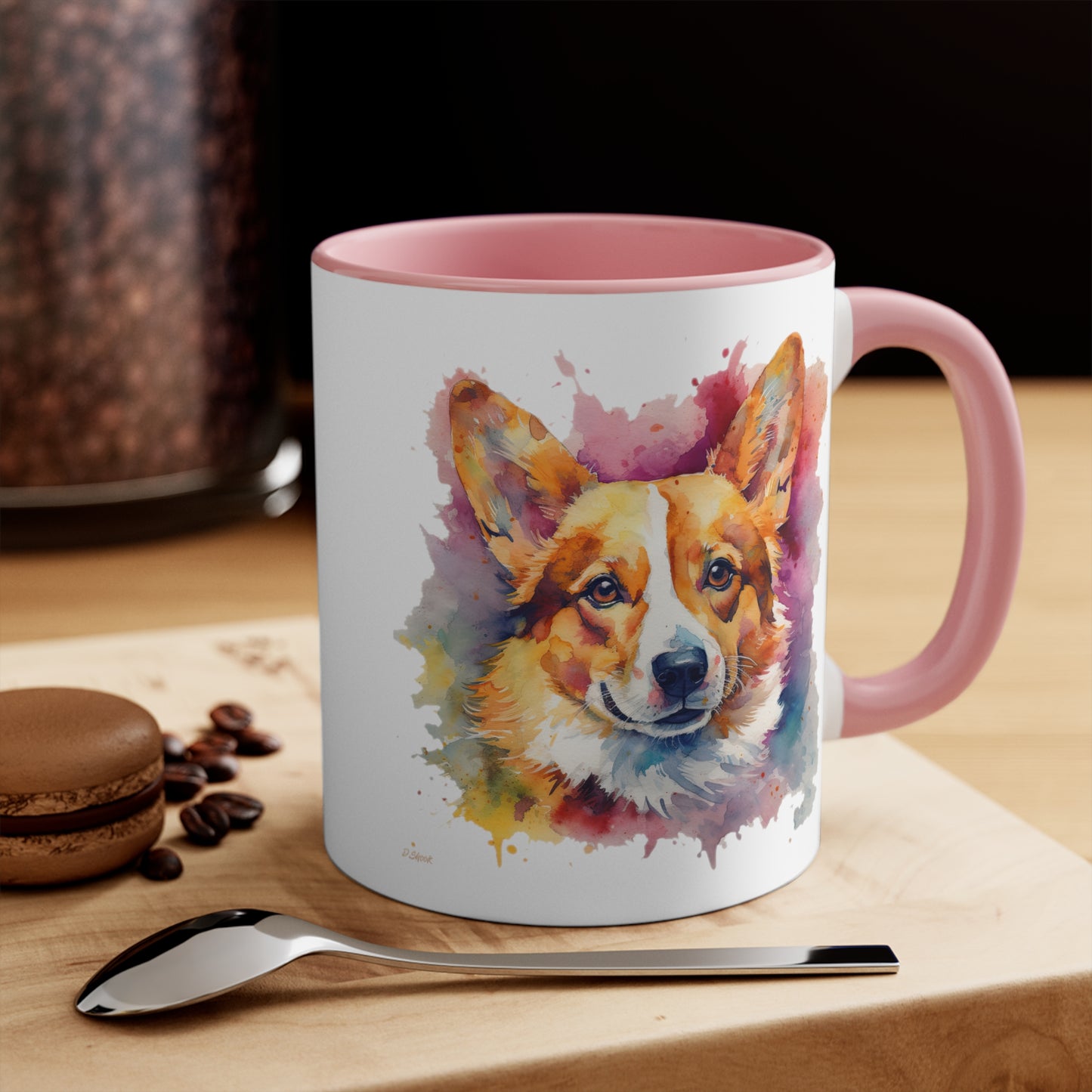 Pembroke Welsh Corgi 1 Accent Mugs