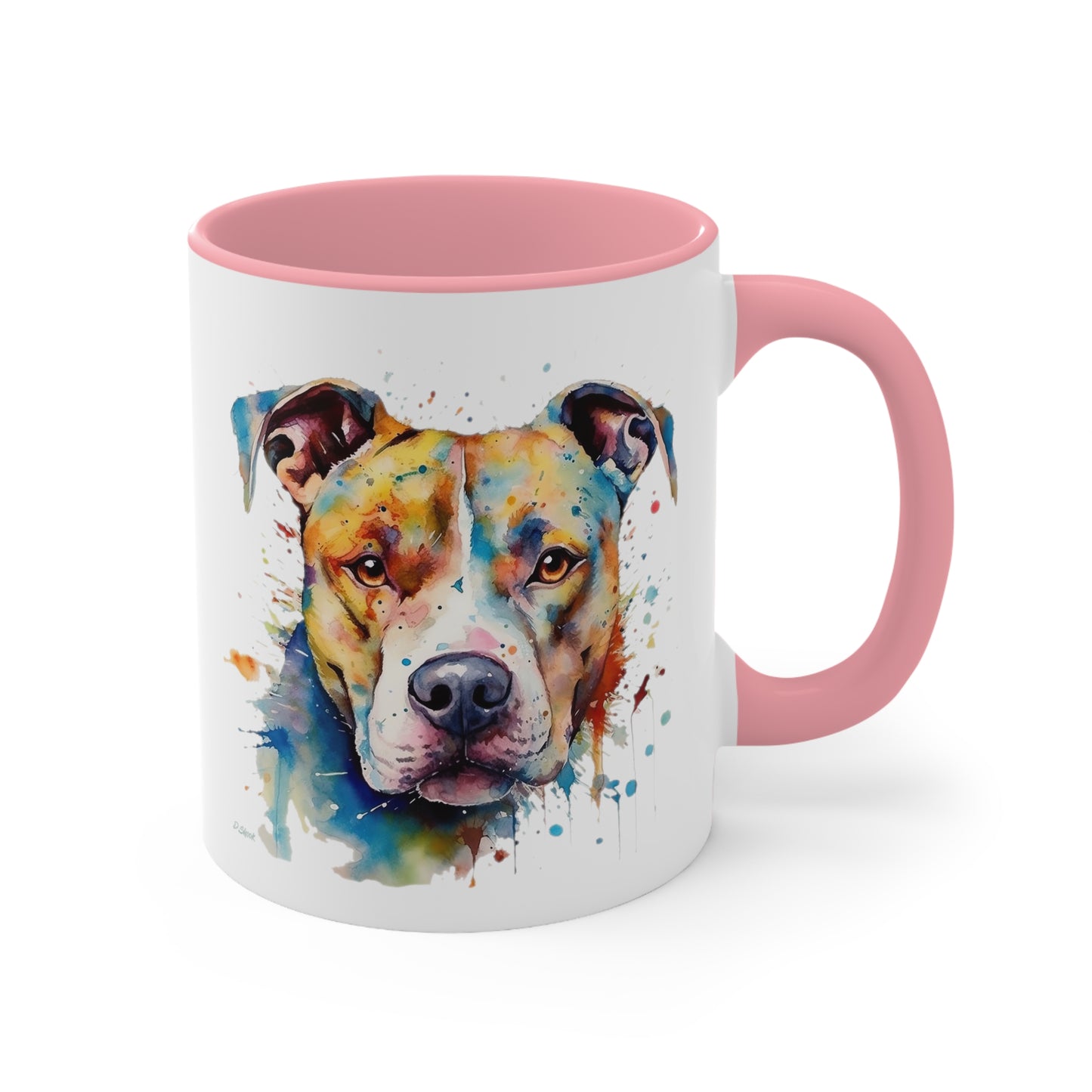 Pitbull 3 Accent Mugs