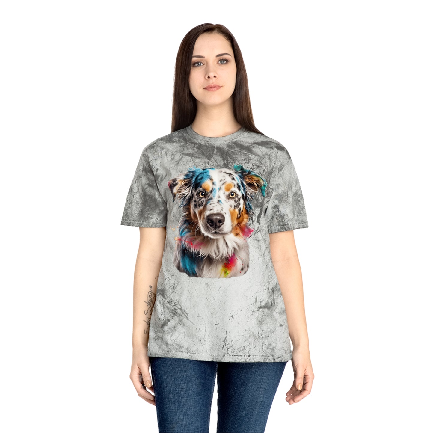 Australian Shepherd 3 Unisex Color Blast T-Shirt