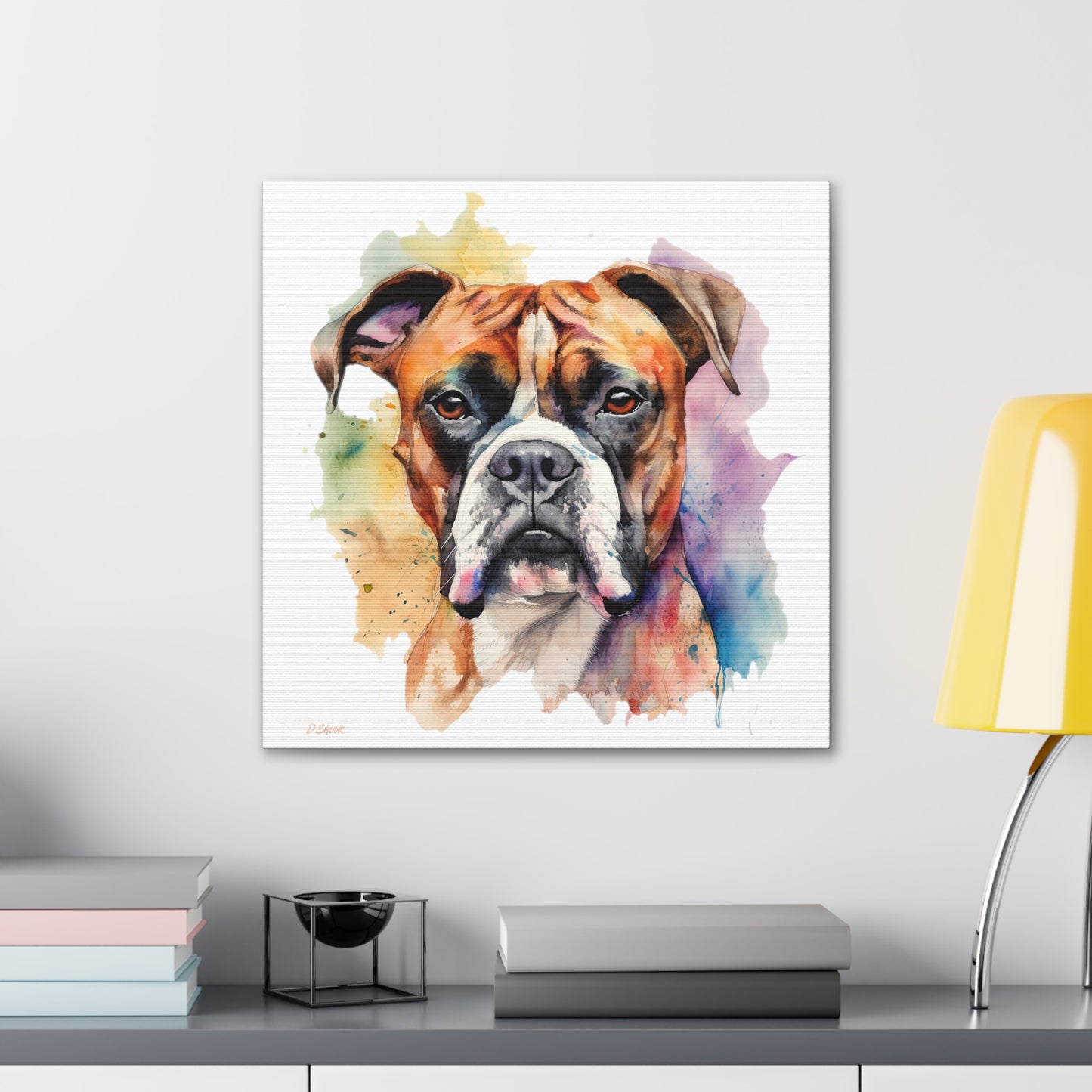 Boxer 2 Canvas Gallery Wraps