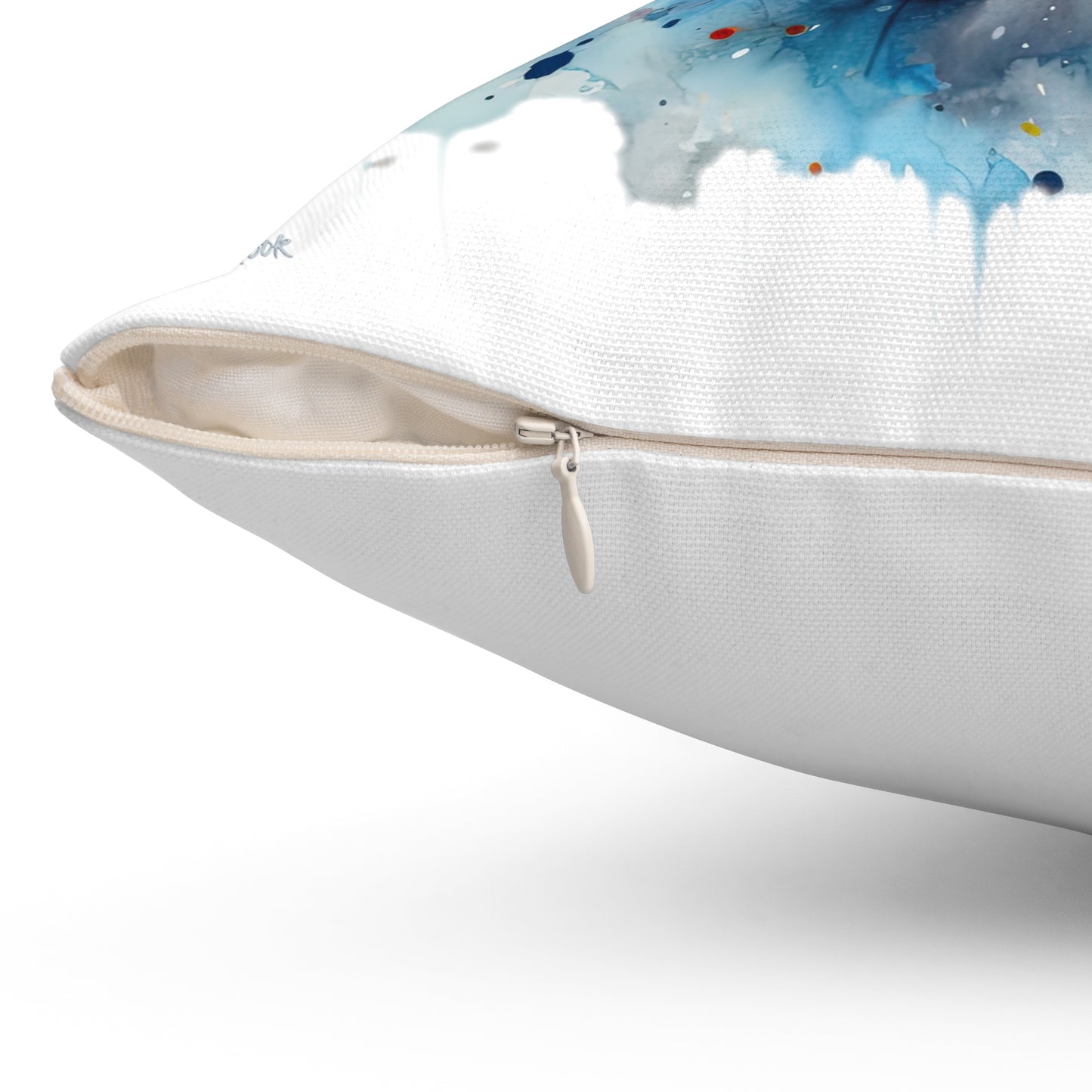 Bulldog 3 Spun Polyester Square Pillow