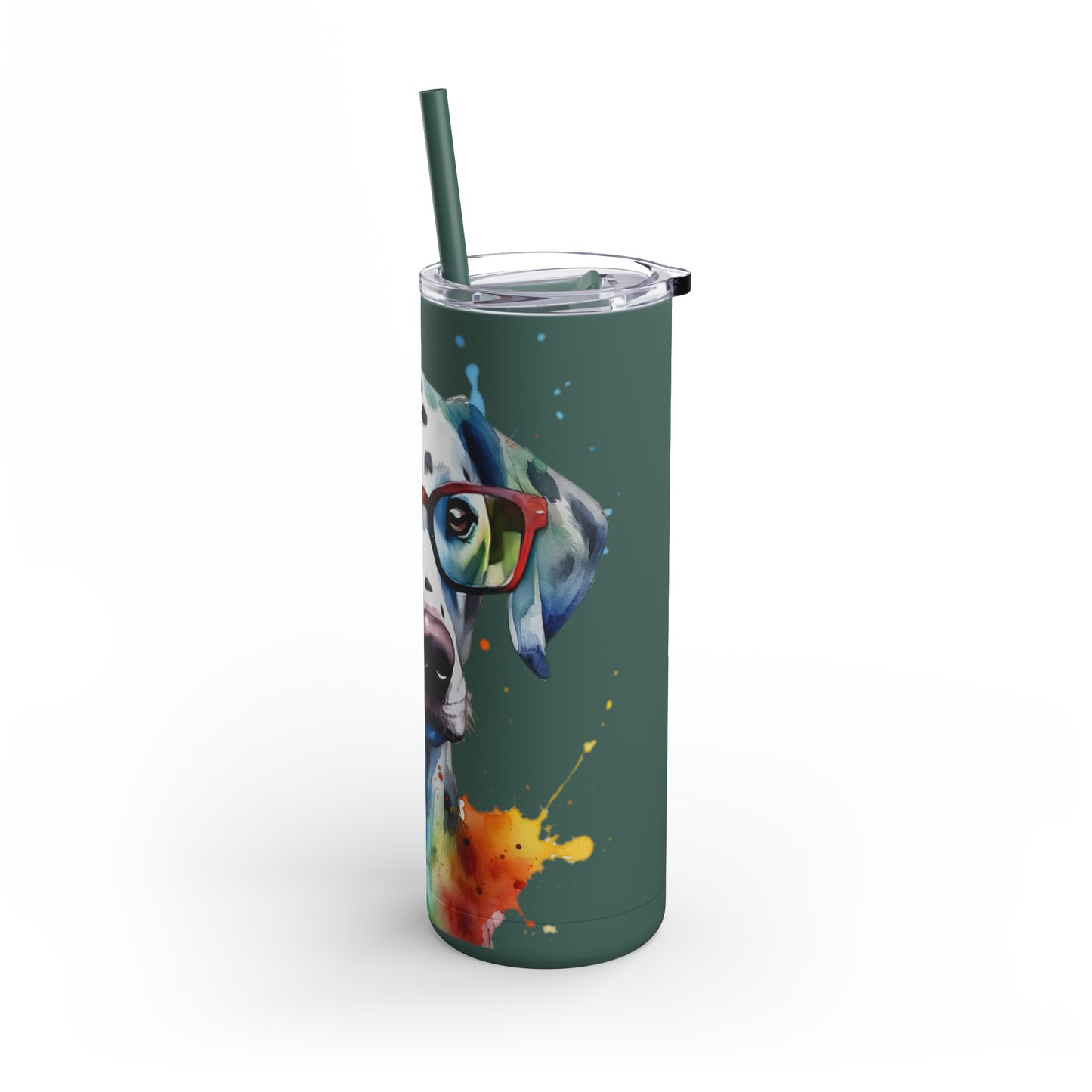Dalmatian 4 Maars Maker Skinny Matte Tumbler, 20oz
