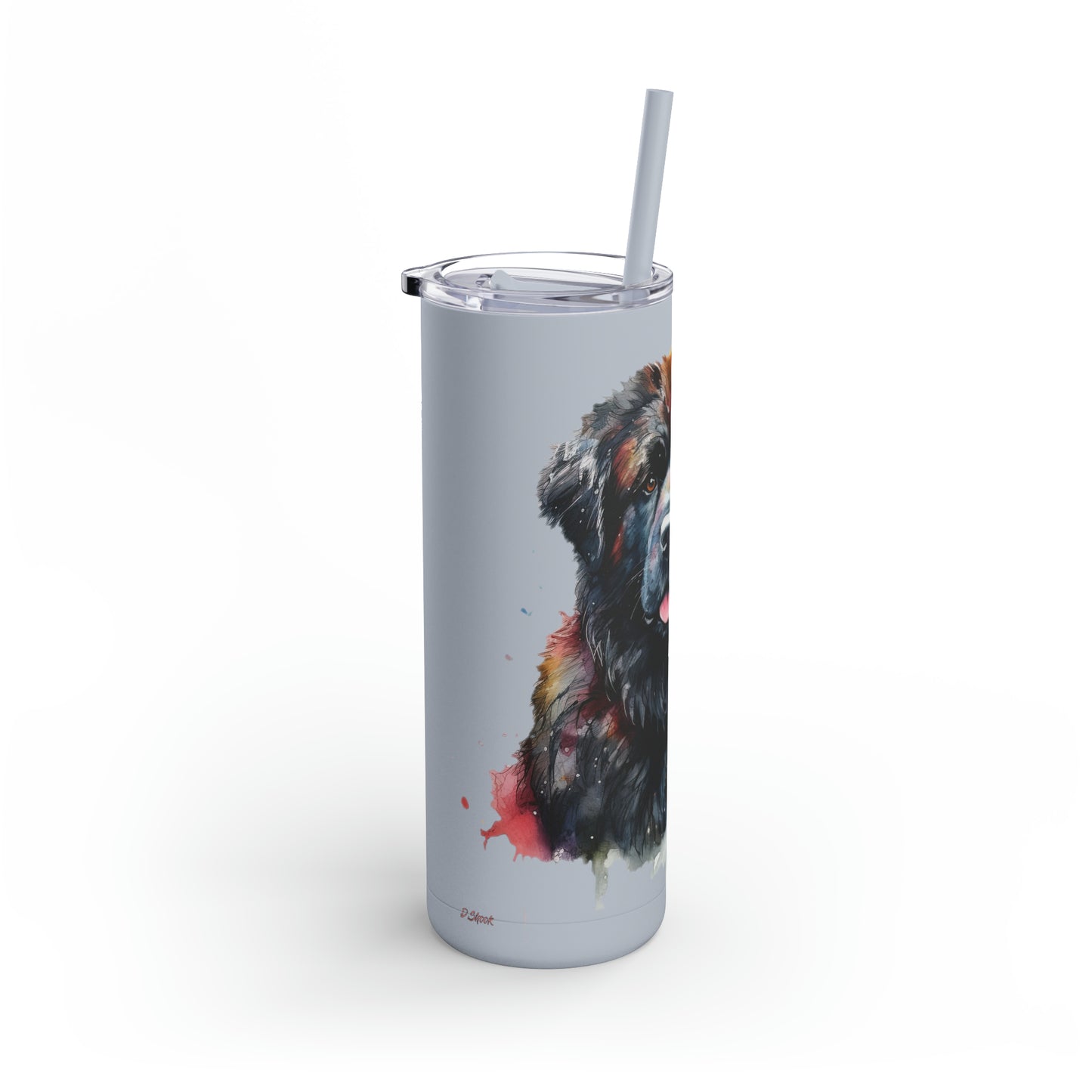 Newfoundland Dog 1 Maars Maker Skinny Matte Tumbler, 20oz