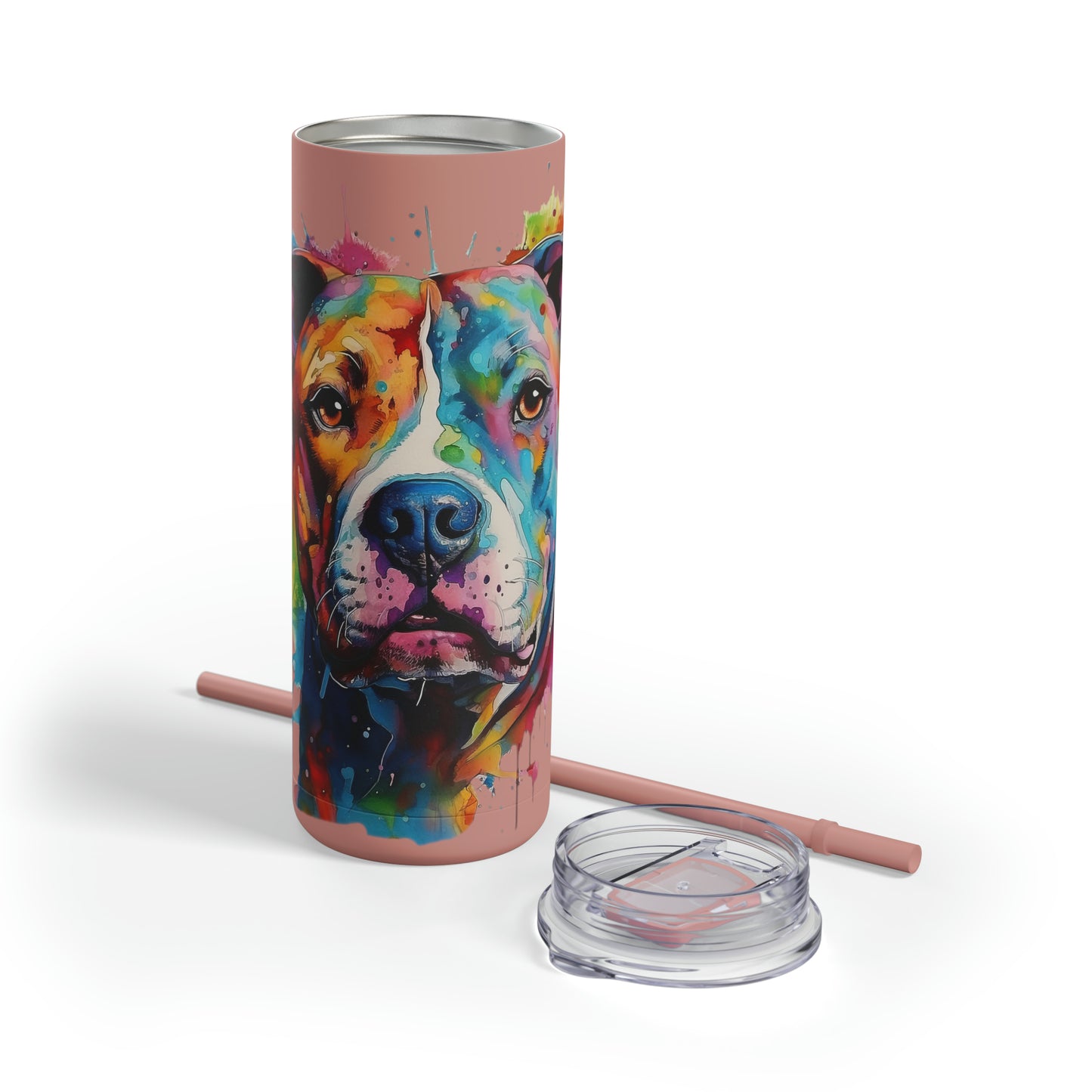 Pitbull 2 Maars Maker Skinny Matte Tumbler, 20oz