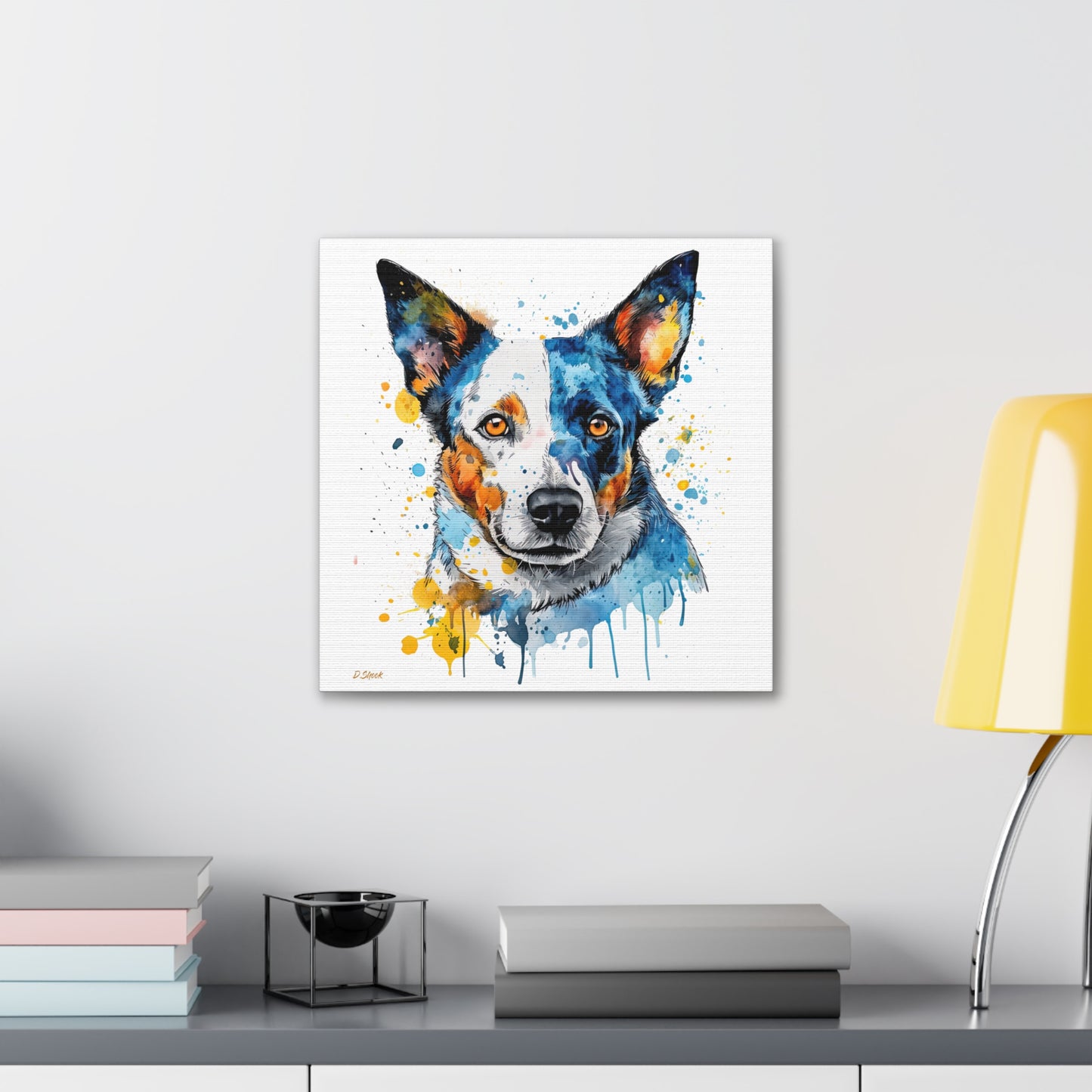 Blue Heeler 2 Canvas Gallery Wraps