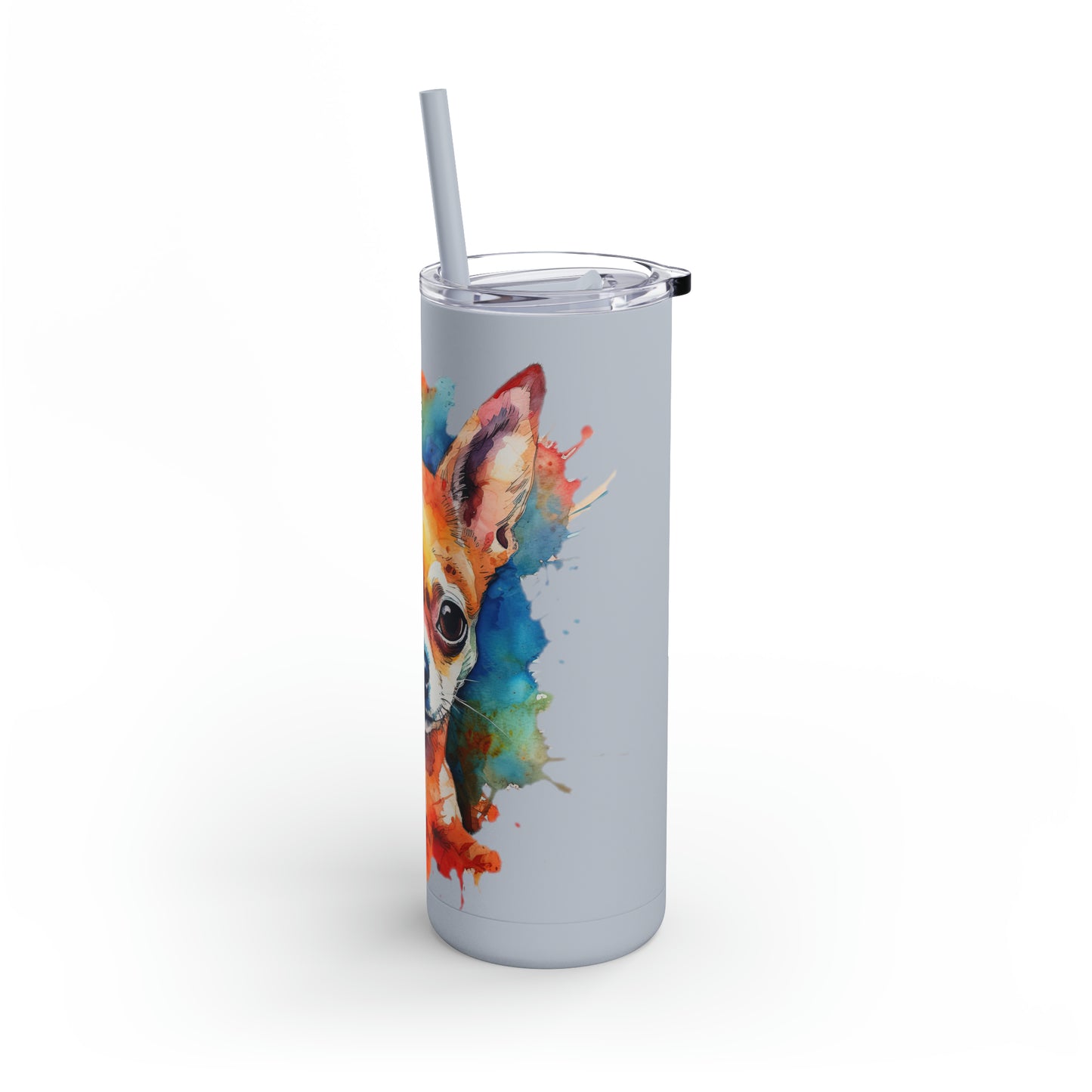 Chihuahua 6 Maars Maker Skinny Matte Tumbler, 20oz