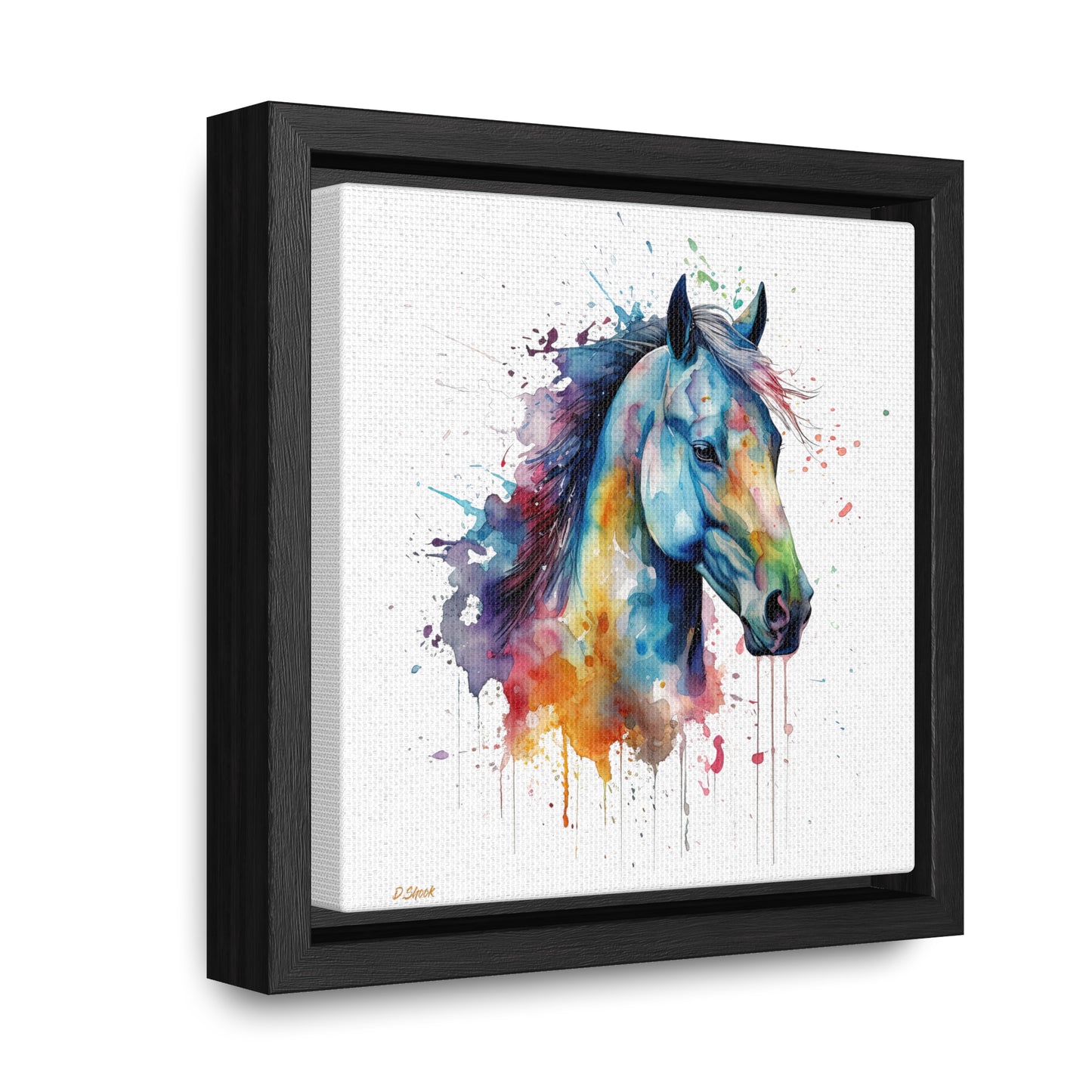 Horse Rescue 13 Gallery Canvas Wraps, Square Frame