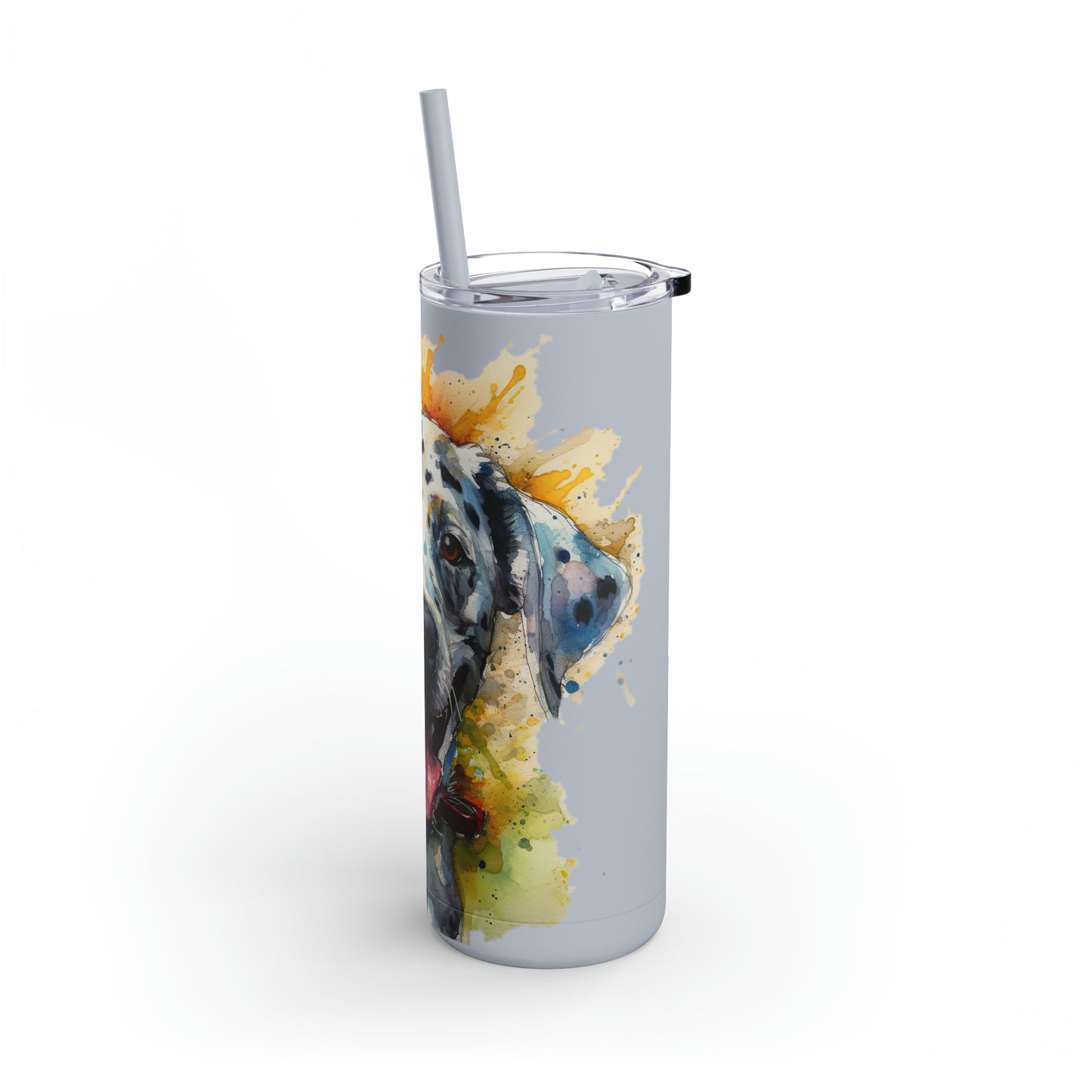 Dalmatian 2 Maars Maker Skinny Matte Tumbler, 20oz