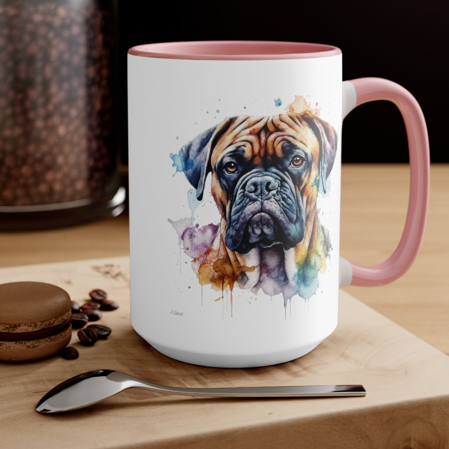 Bullmastiff 1 Accent Mugs