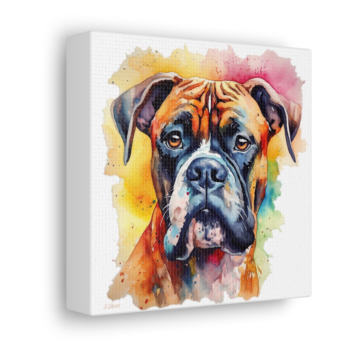 Boxer 1 Canvas Gallery Wraps