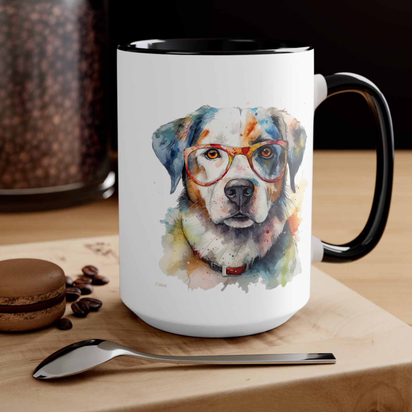 Greater Swiss Mountain Dog 4 Accent Mugs