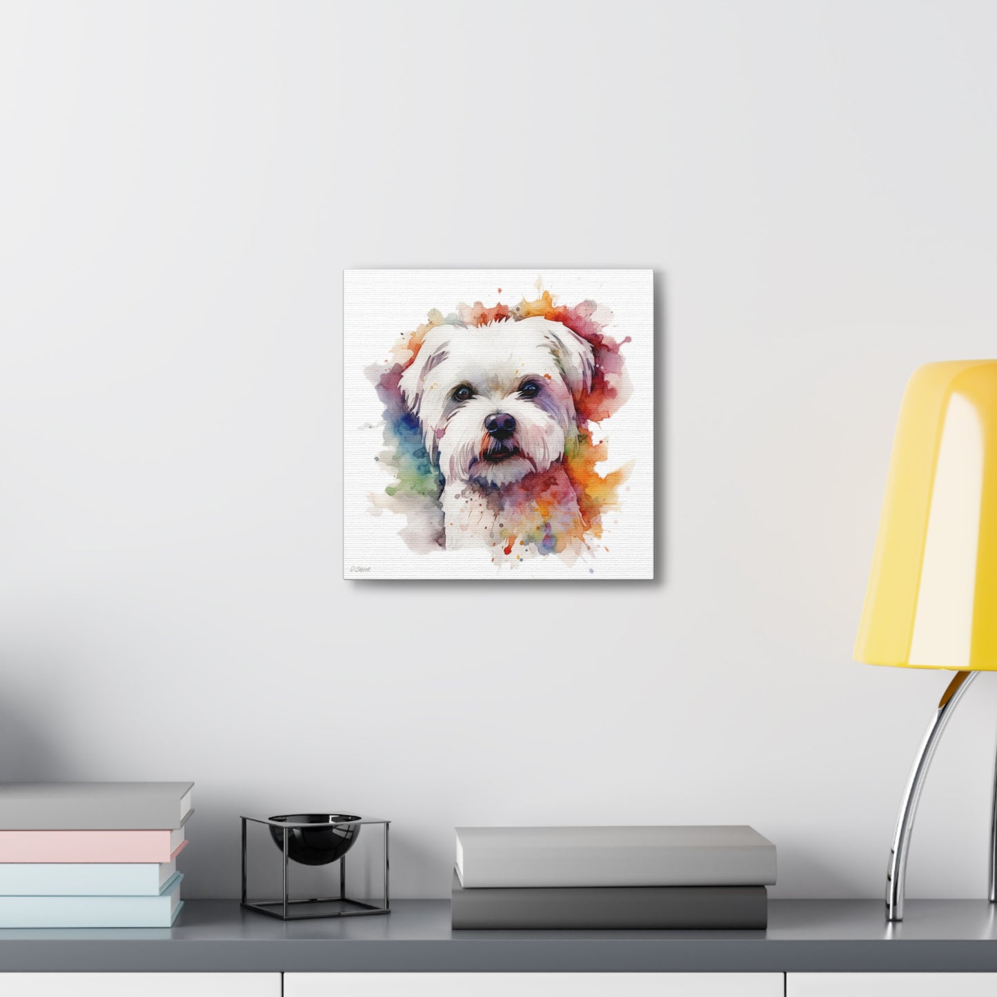 Maltese Dog 2 Canvas Gallery Wraps