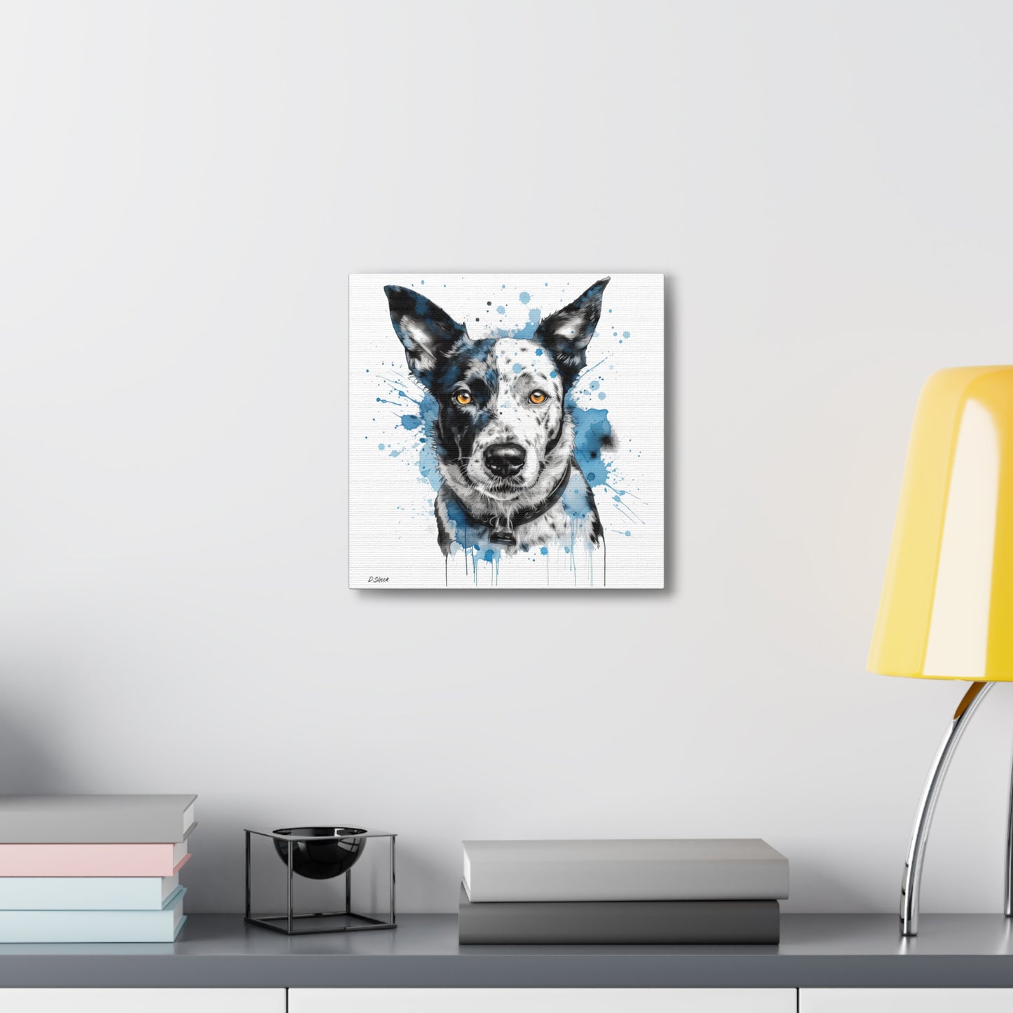 Blue Heeler 3 Canvas Gallery Wraps