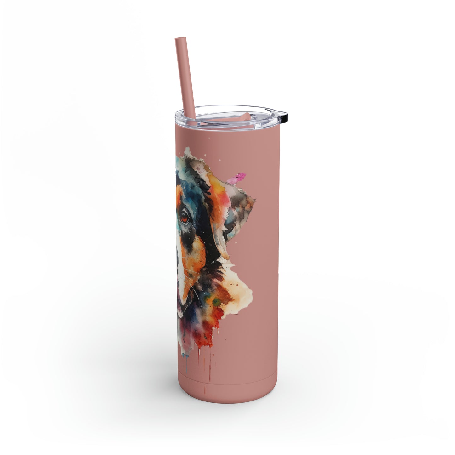 Greater Swiss Mountain Dog 2 Maars Maker Skinny Matte Tumbler, 20oz