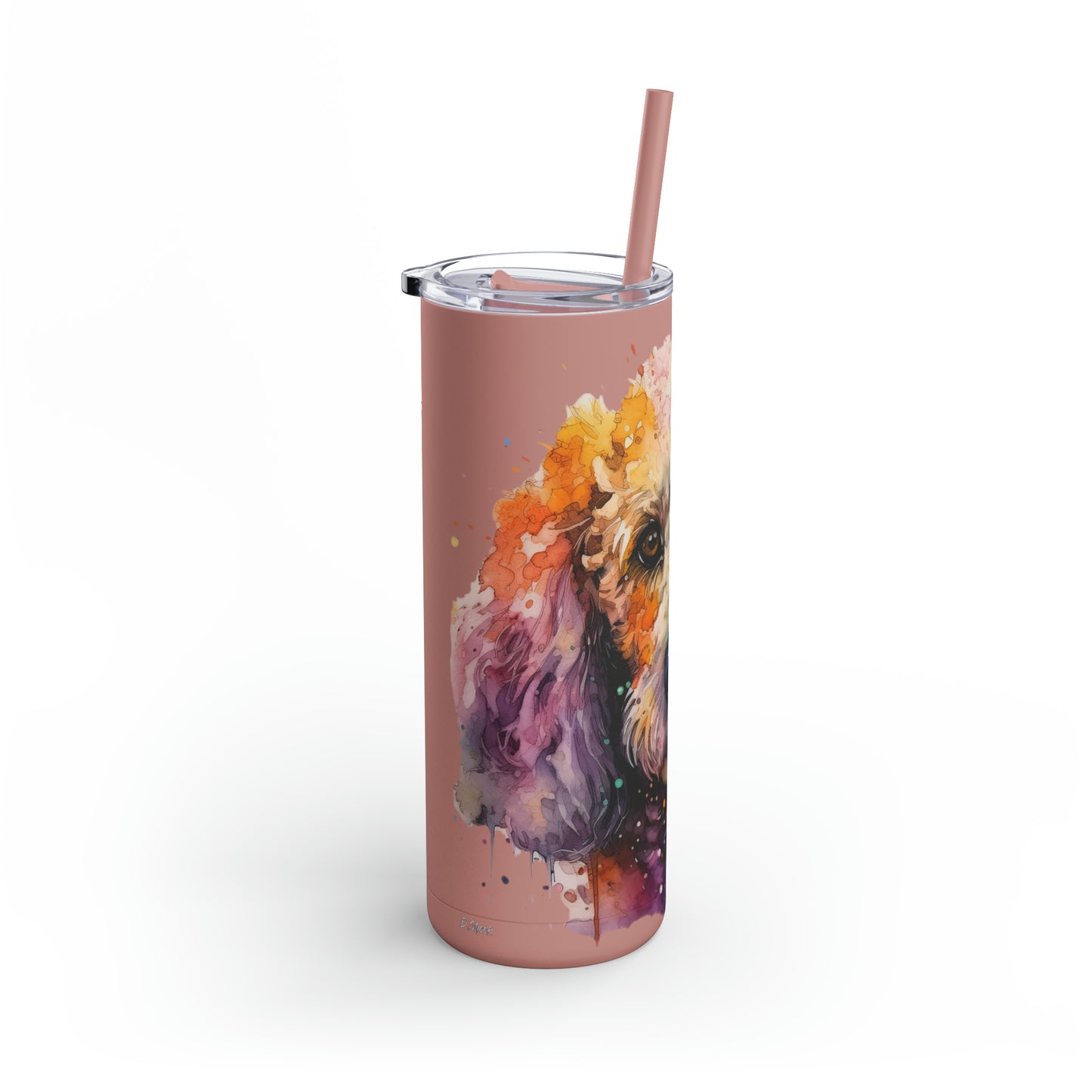 Poodle 1 Maars Maker Skinny Matte Tumbler, 20oz
