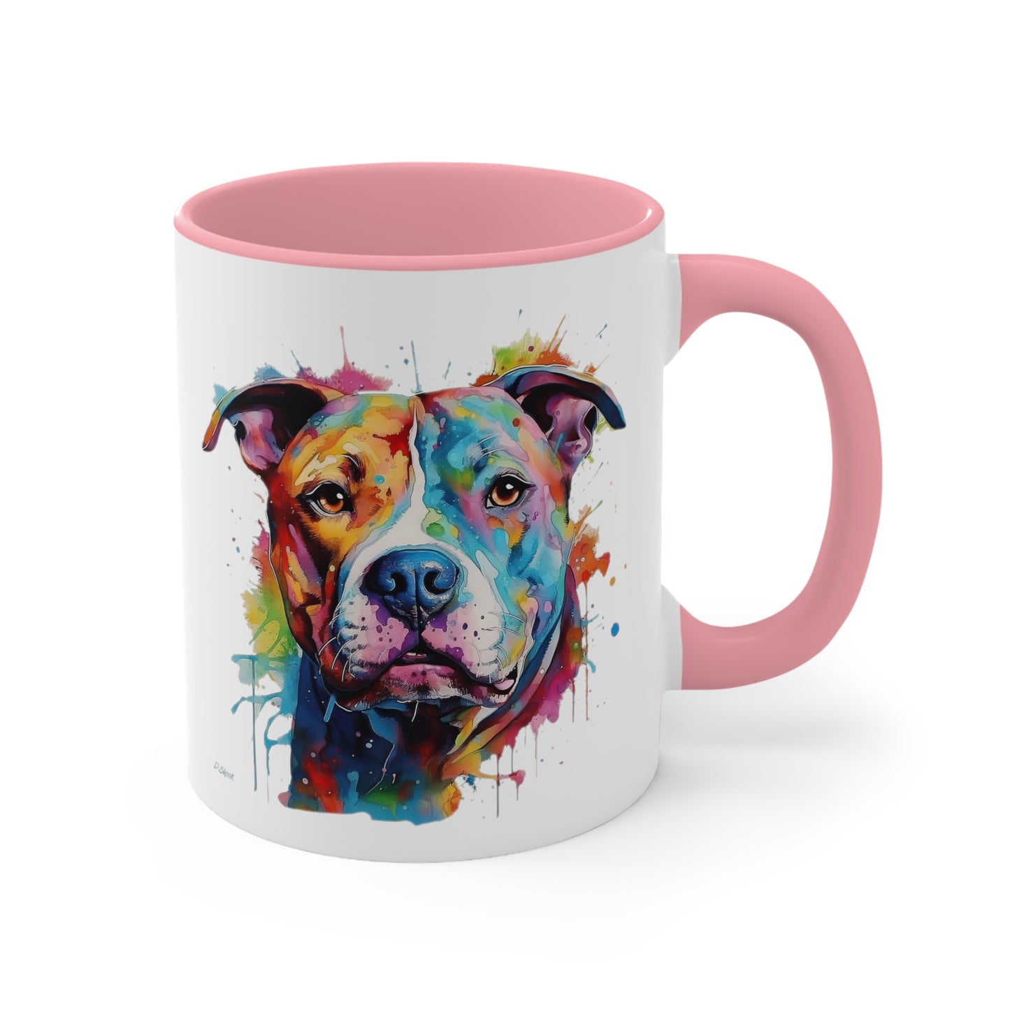 Pitbull 2 Accent Mugs