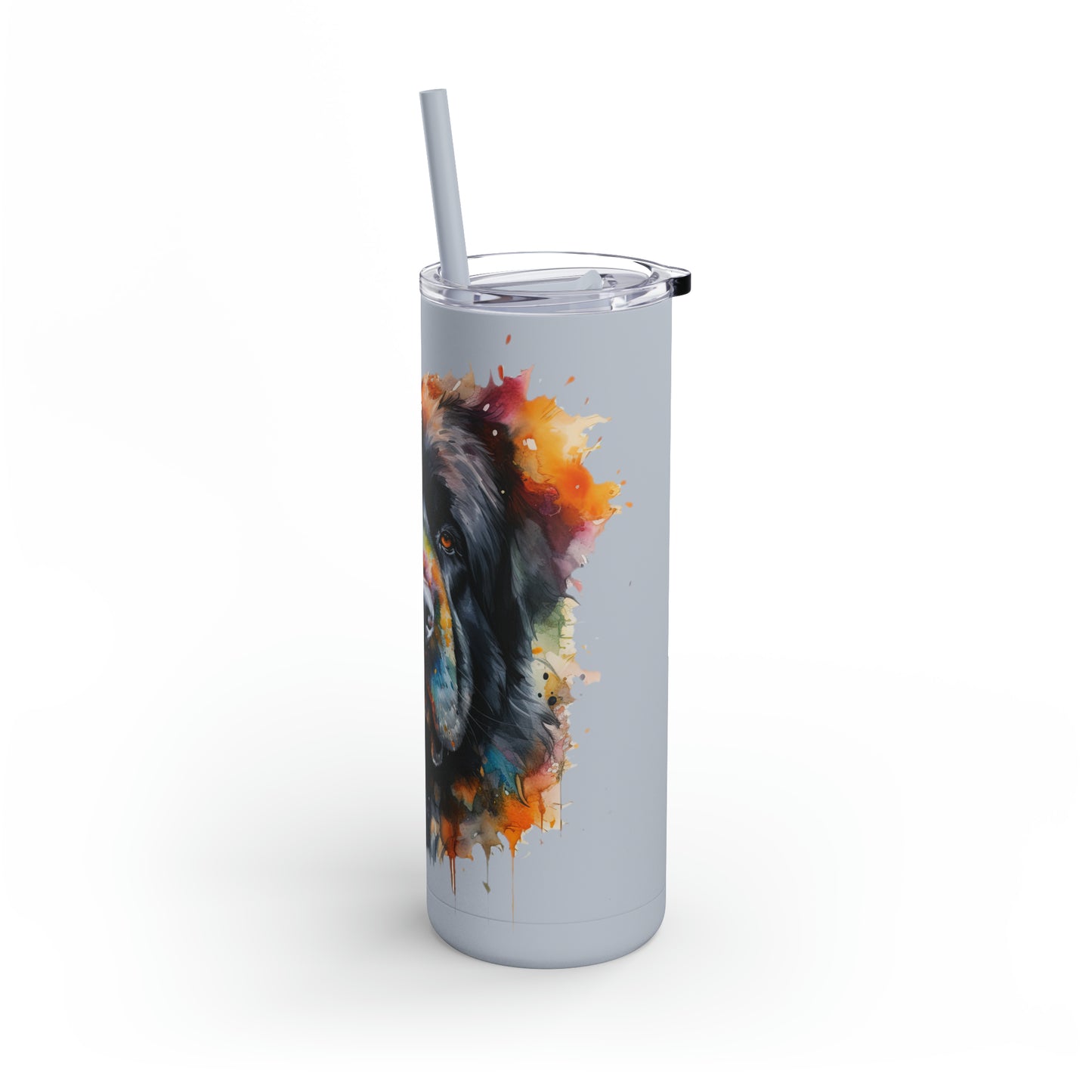 Newfoundland Dog 2 Maars Maker Skinny Matte Tumbler, 20oz