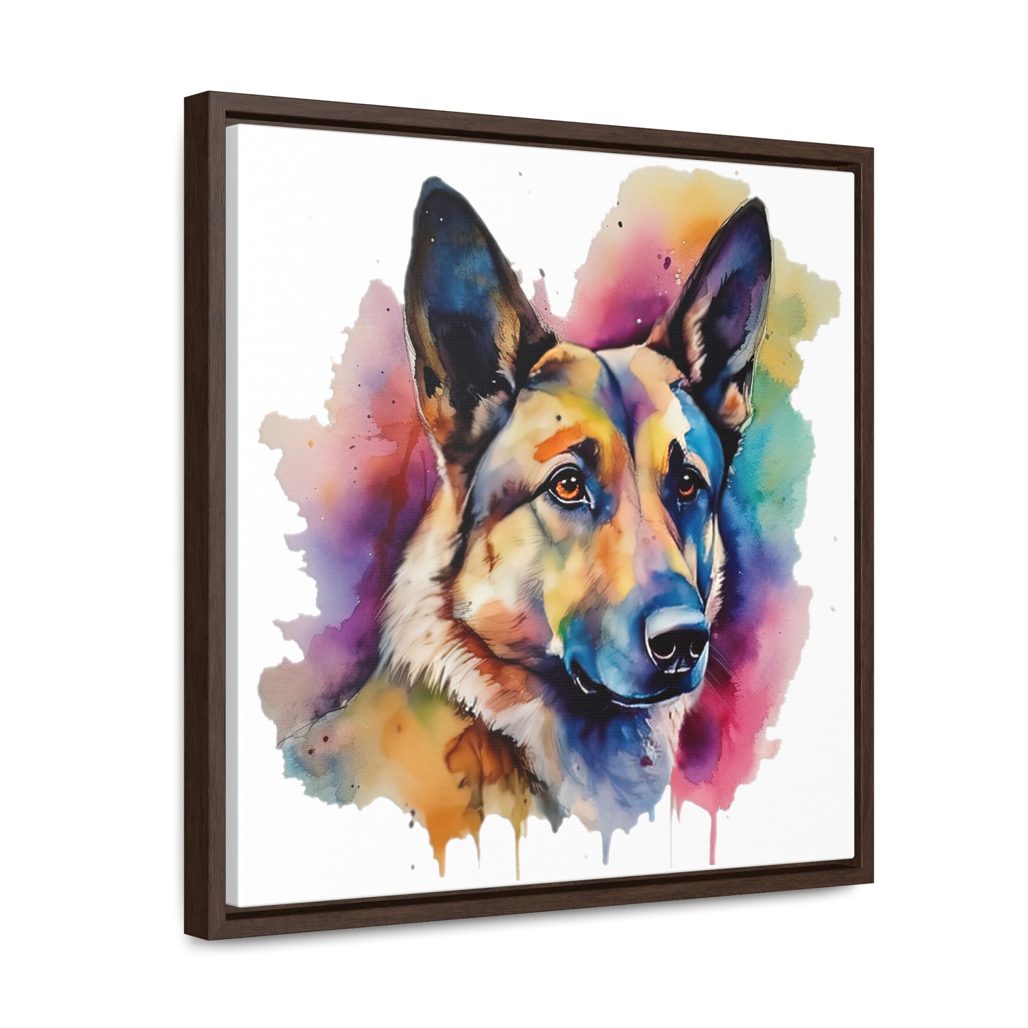German Sheppard 3B Gallery Canvas Wraps, Square Frame