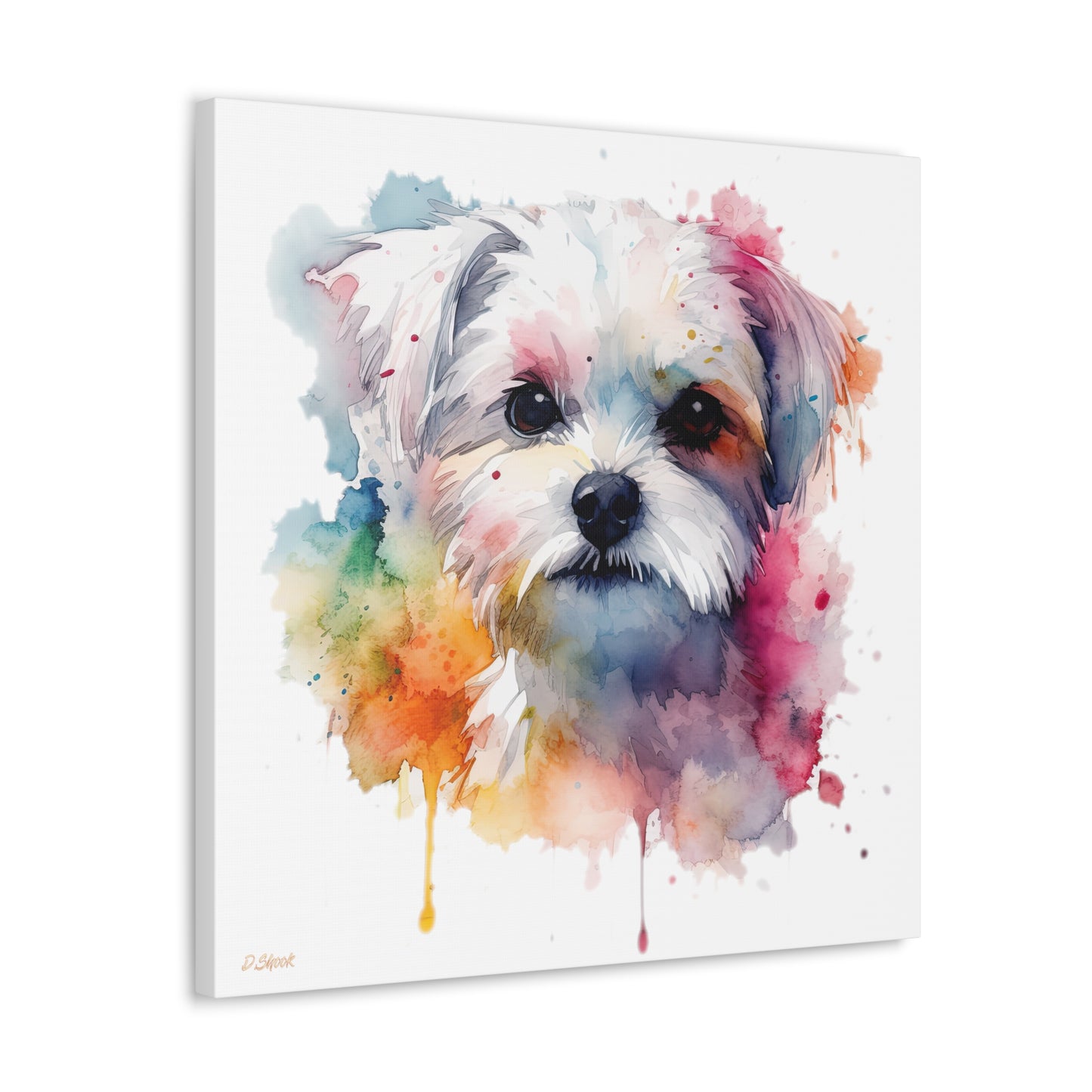 Maltese Dog 1 Canvas Gallery Wraps