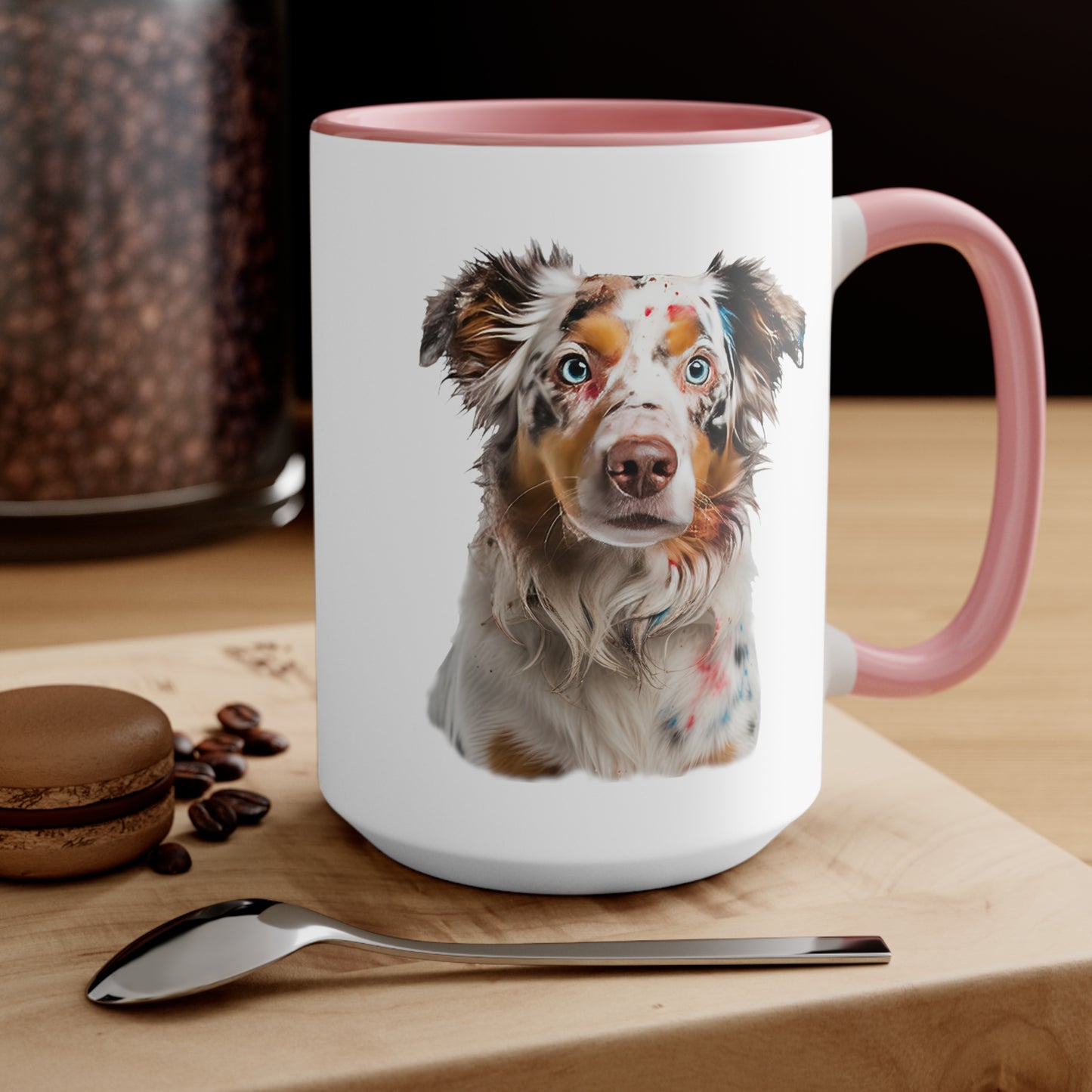 Australian Shepherd 1 Accent Mugs