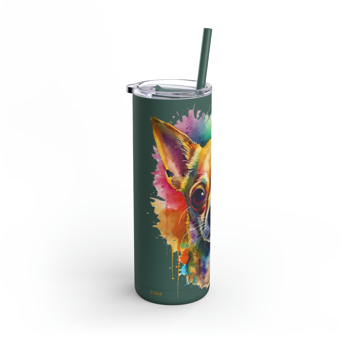 Chihuahua 7 Maars Maker Skinny Matte Tumbler, 20oz
