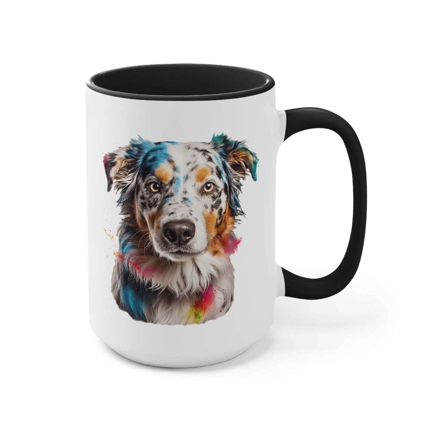 Australian Shepherd 3 Accent Mugs