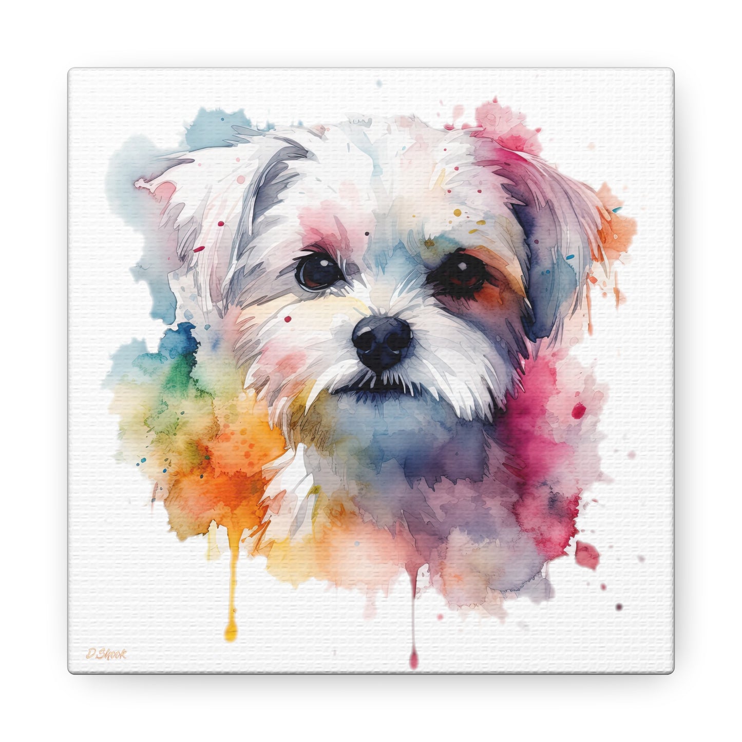 Maltese Dog 1 Canvas Gallery Wraps