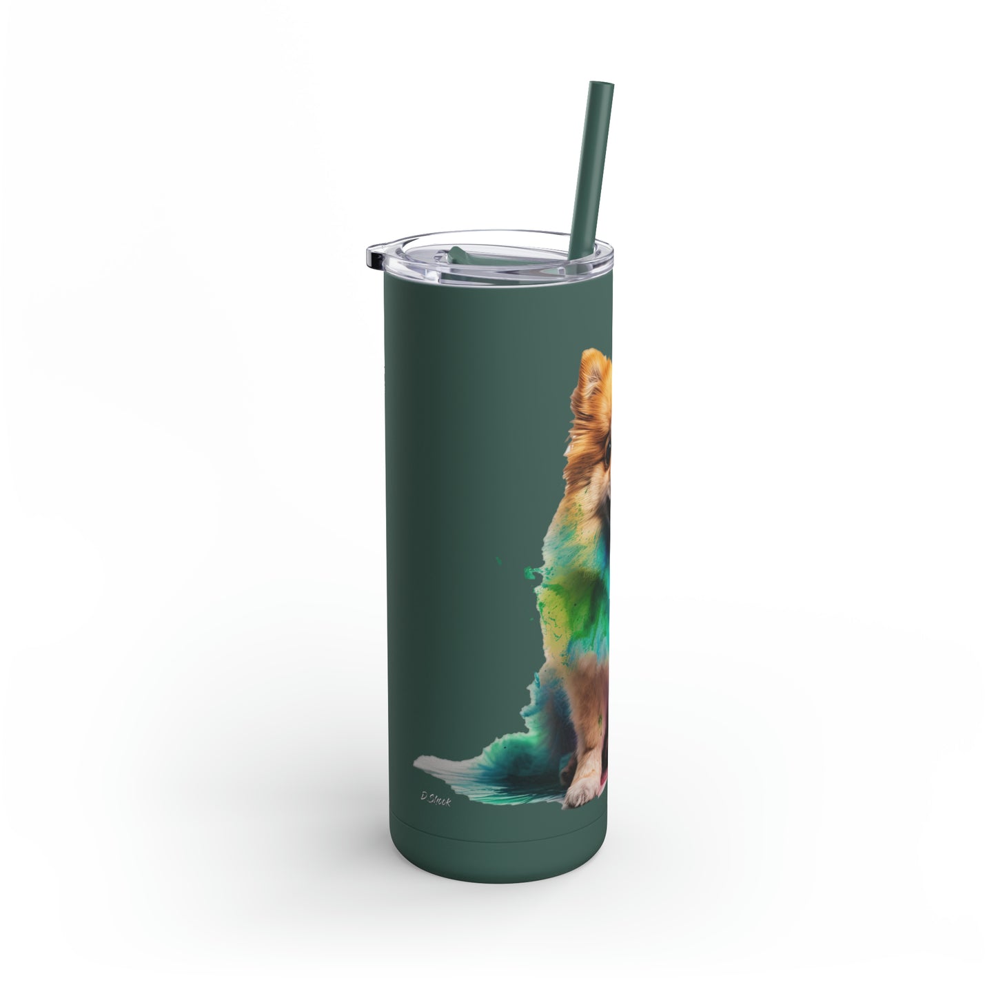 Pomeranian 1 Maars Maker Skinny Matte Tumbler, 20oz
