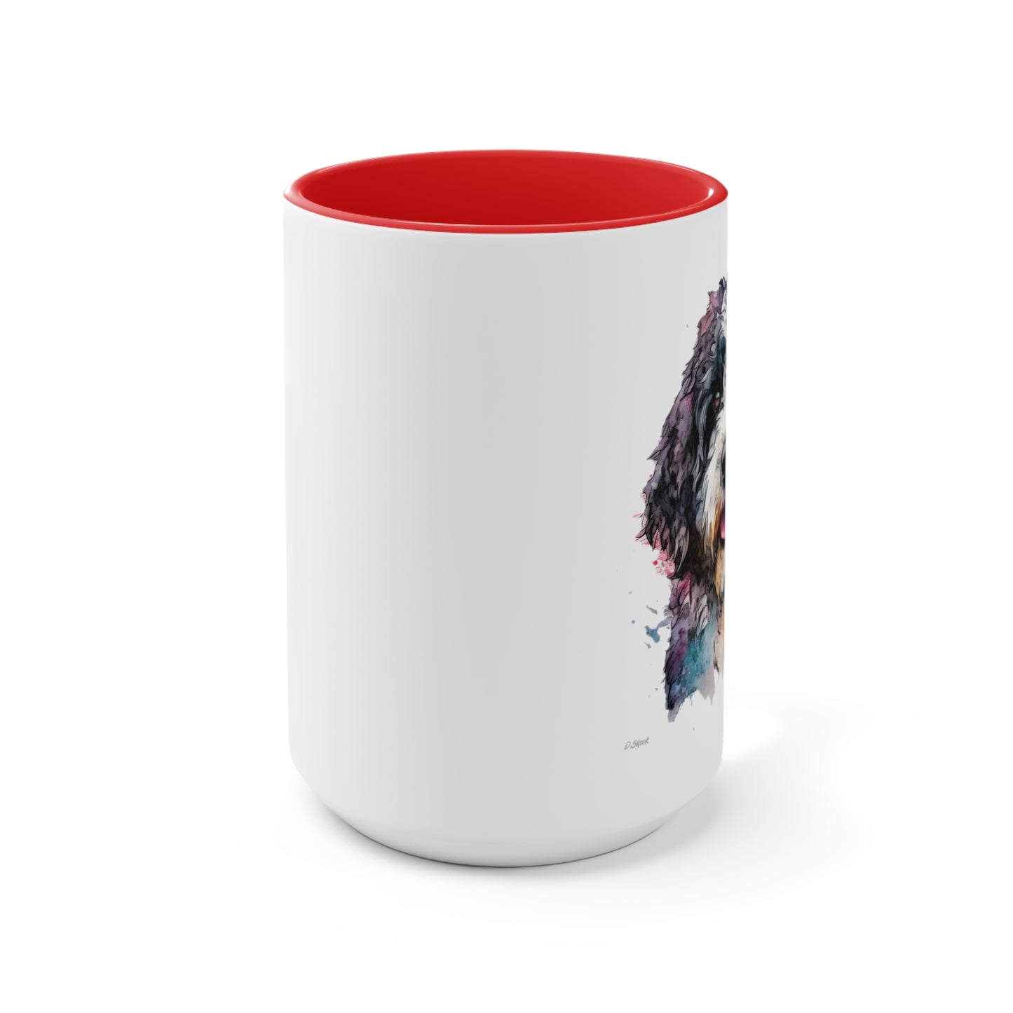 Portuguese Water Dog 2 Accent Mugs