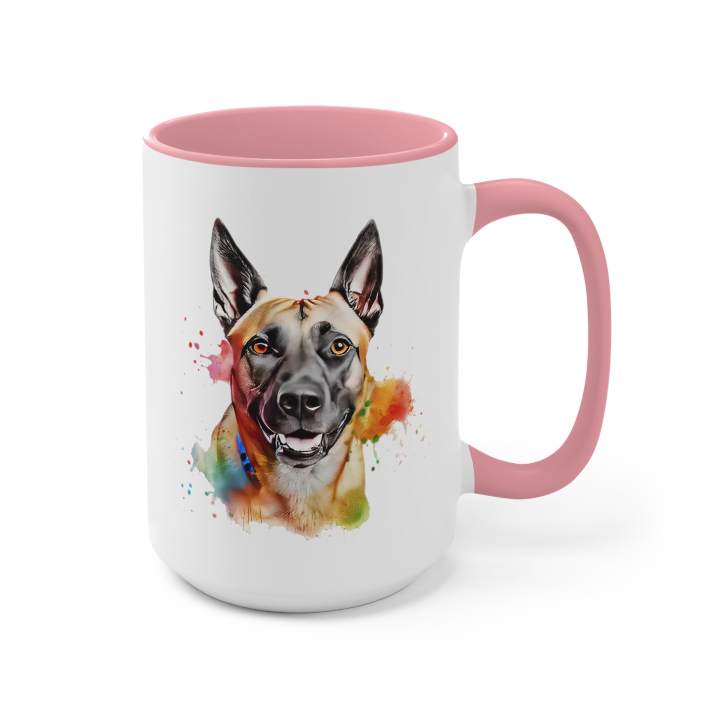Belgium Malinois 4 Accent Mugs