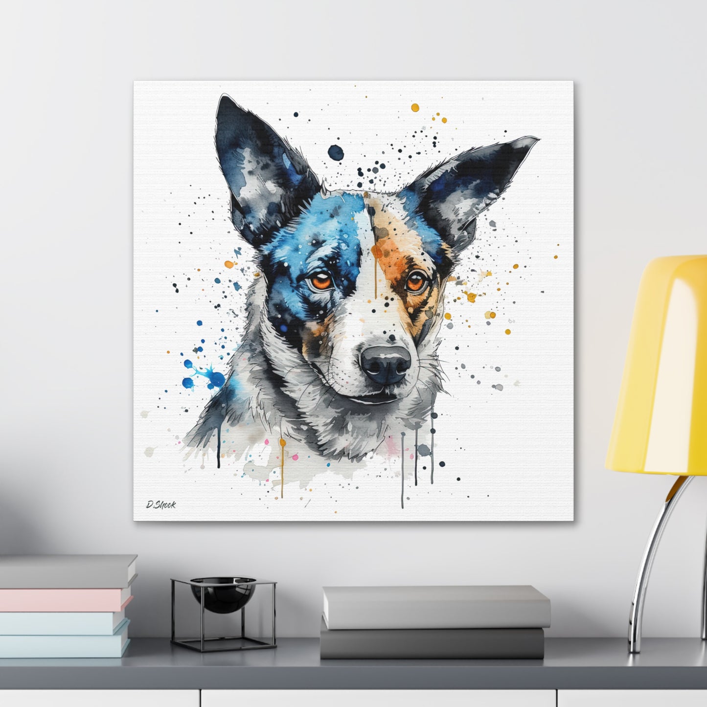 Blue Heeler 1 Canvas Gallery Wraps