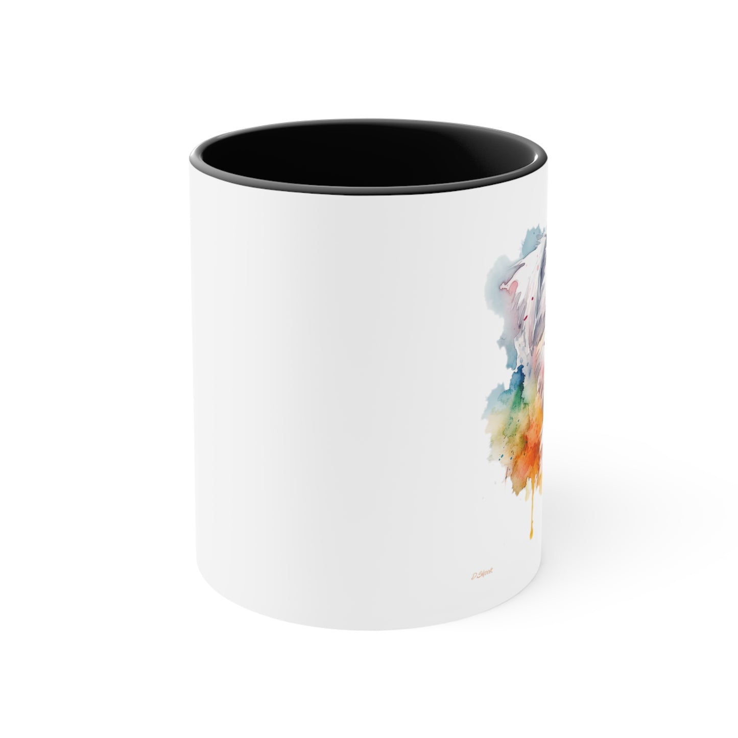 Maltese Dog 1 Accent Mugs