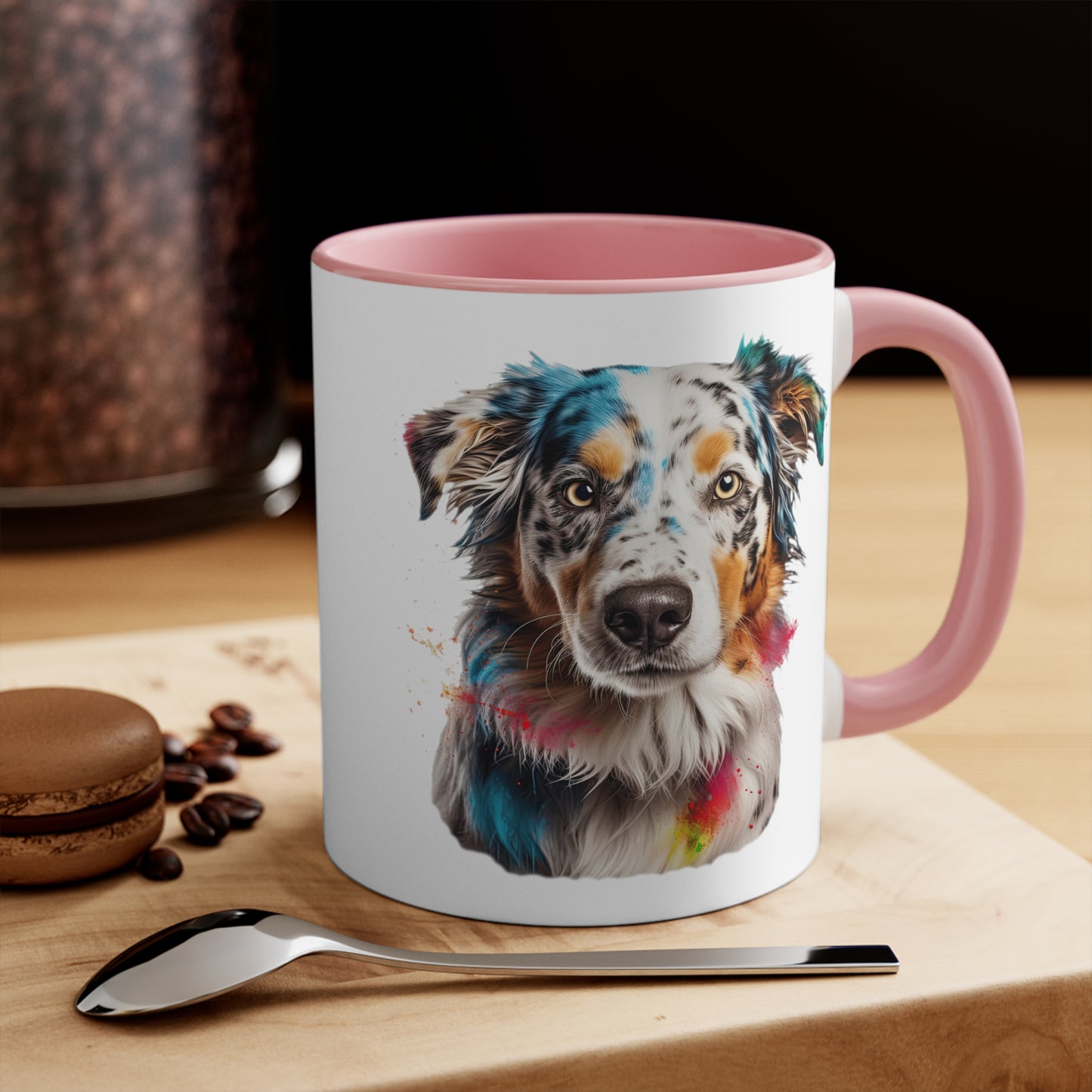 Australian Shepherd 3 Accent Mugs