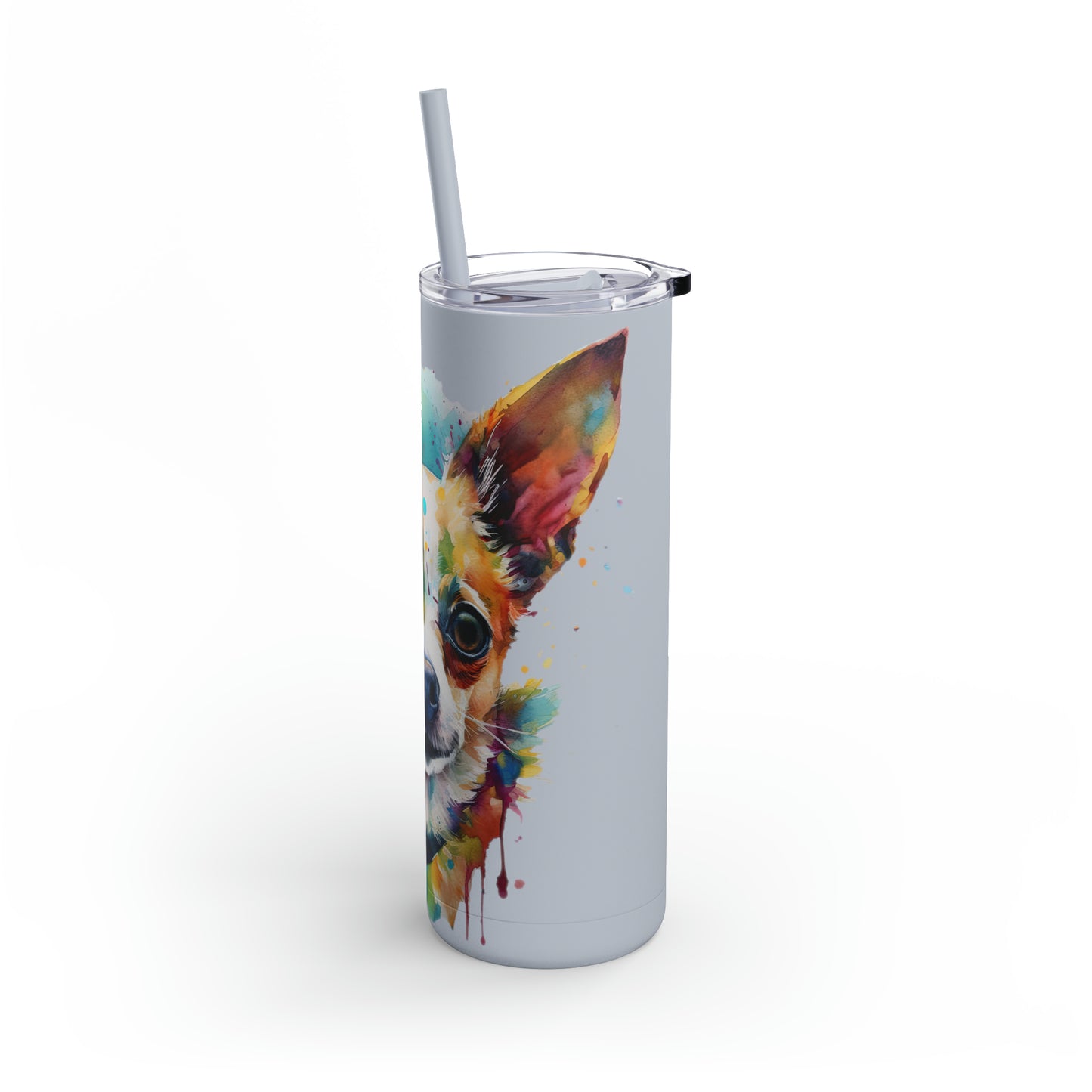 Chihuahua 1 Maars Maker Skinny Matte Tumbler, 20oz