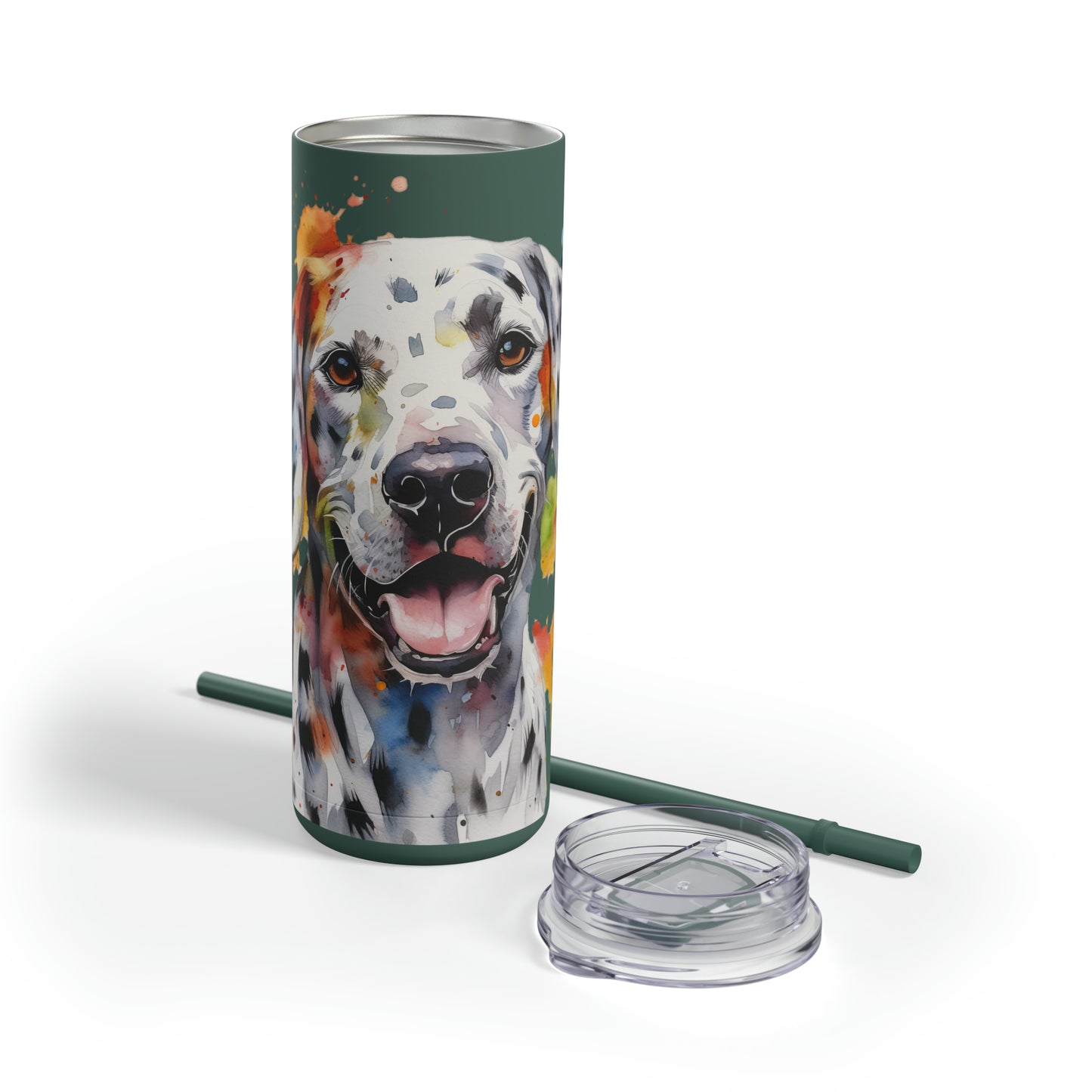 Dalmatian 1 Maars Maker Skinny Matte Tumbler, 20oz