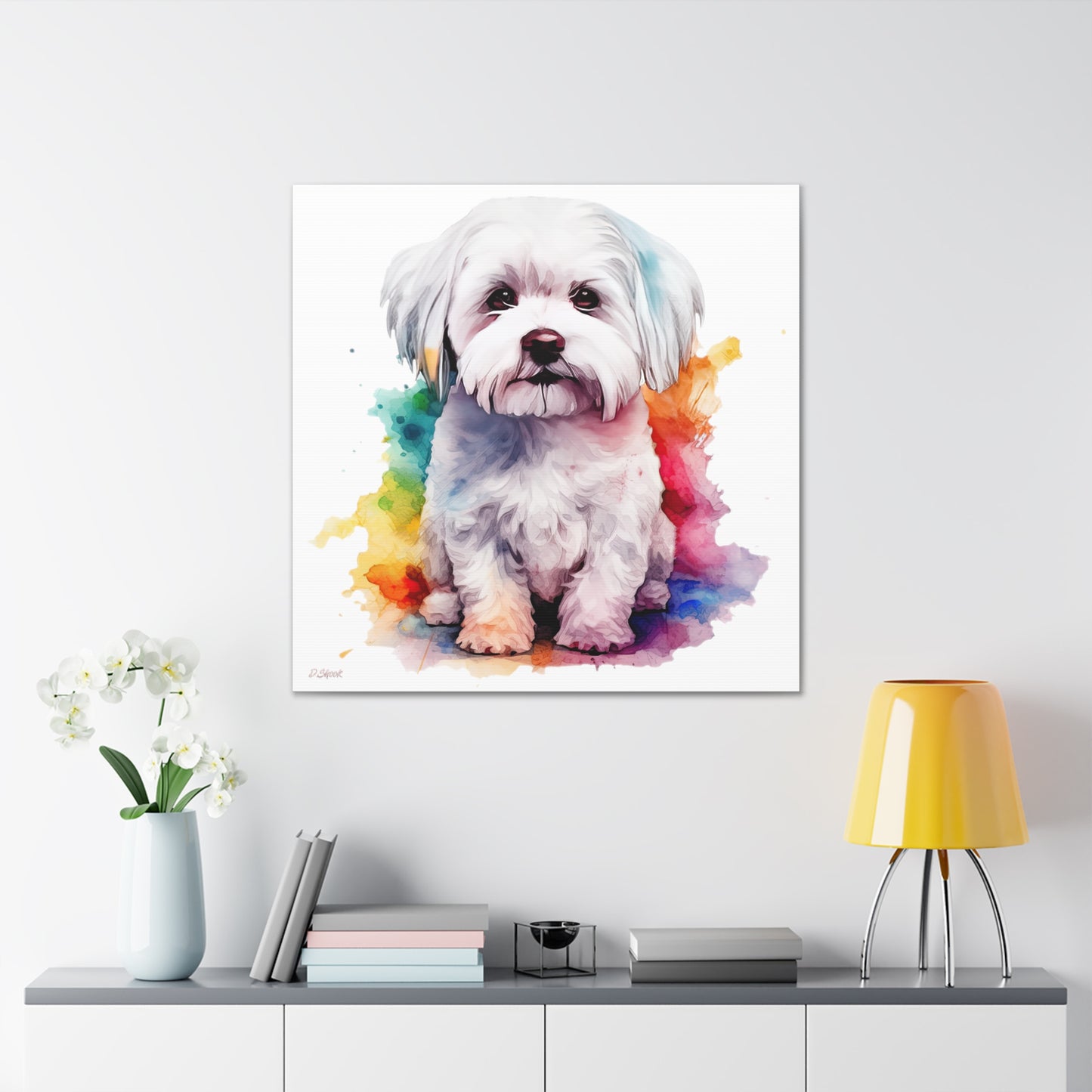 Maltese Dog 3 Canvas Gallery Wraps