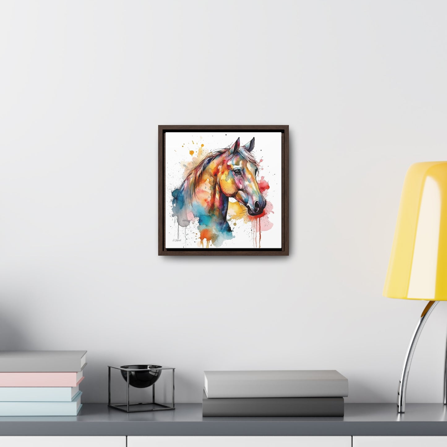 Horse Rescue 2 Gallery Canvas Wraps, Square Frame