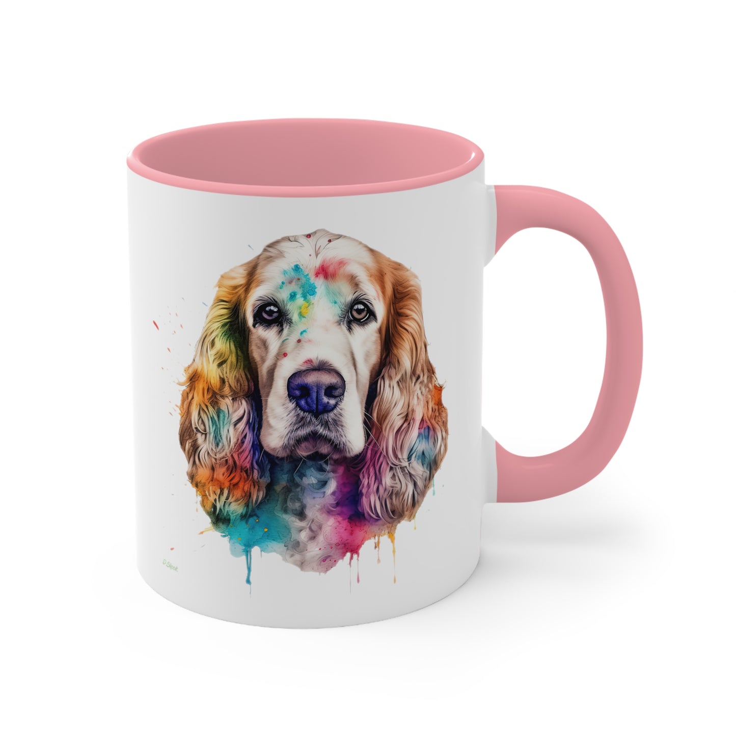 English Cocker Spaniel 2 Accent Mugs