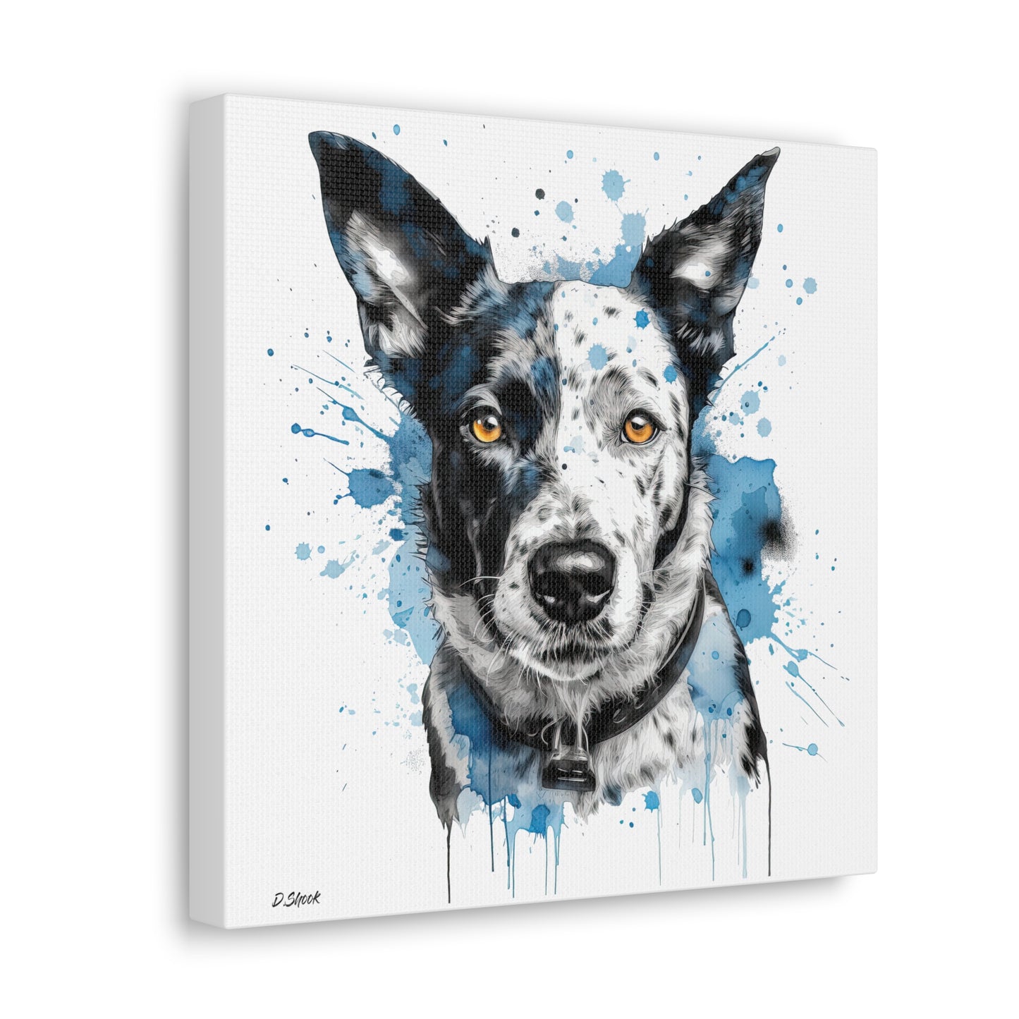 Blue Heeler 3 Canvas Gallery Wraps