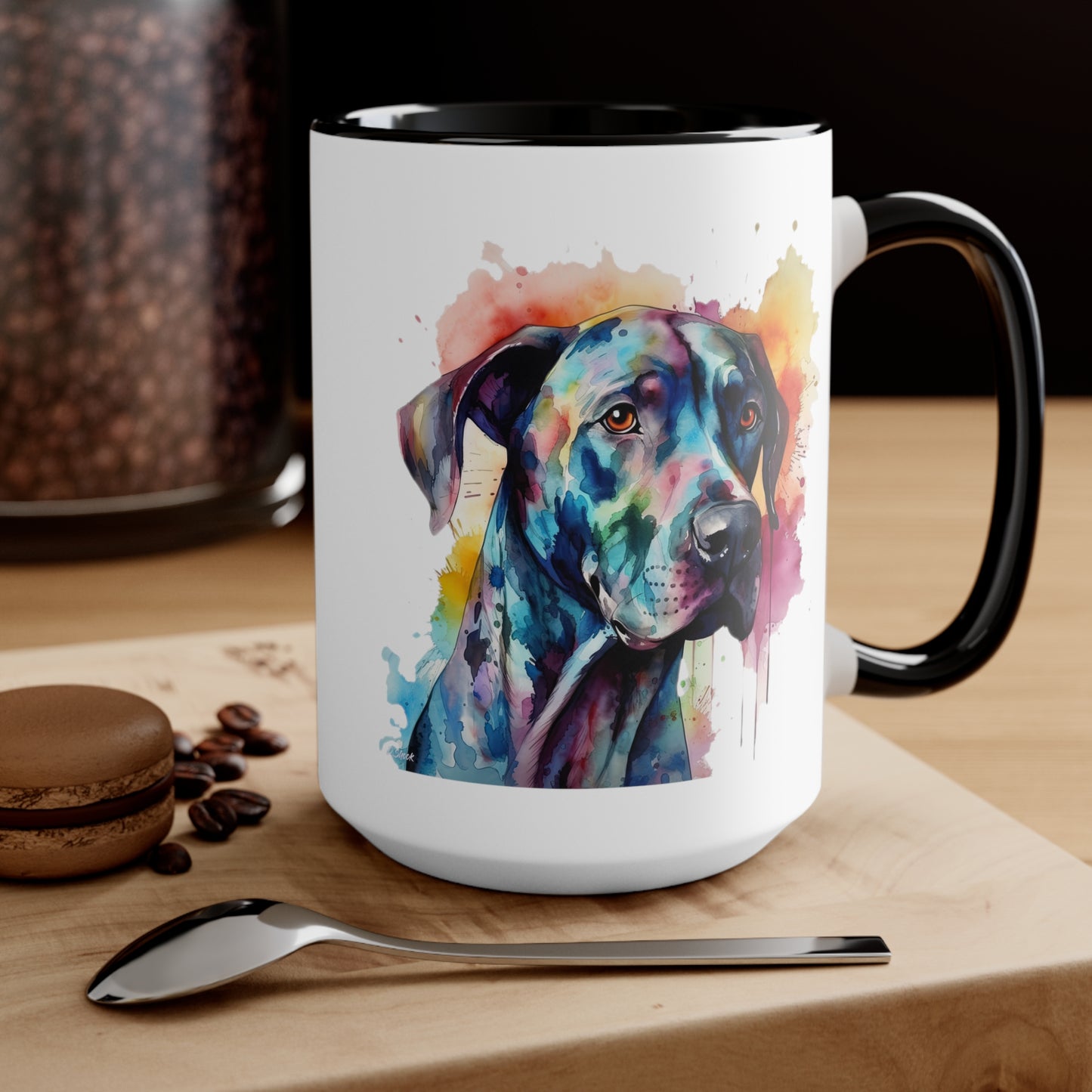 Great Dane 1 Accent Mugs
