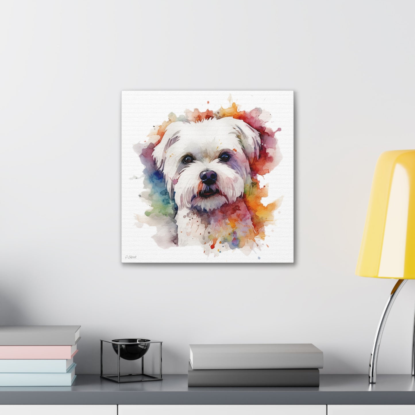 Maltese Dog 2 Canvas Gallery Wraps