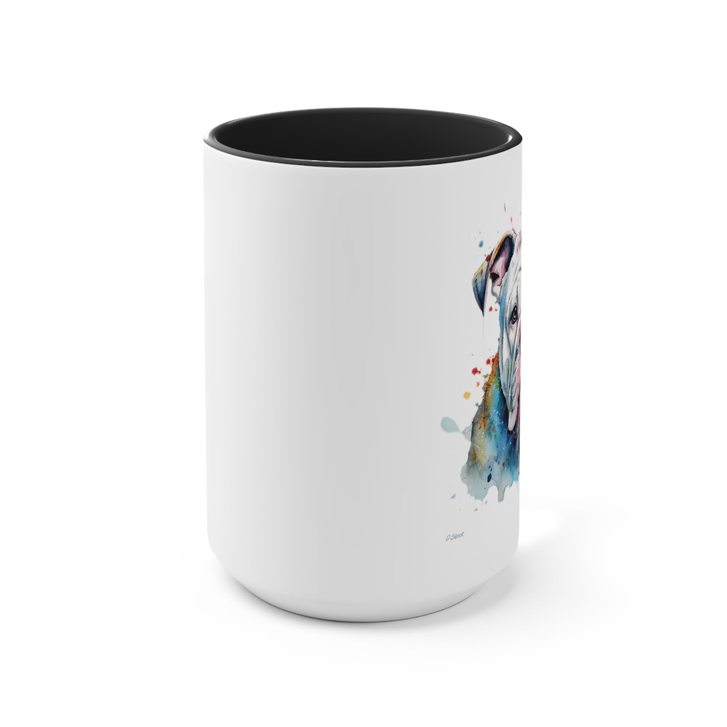 Bulldog 3 Accent Mugs