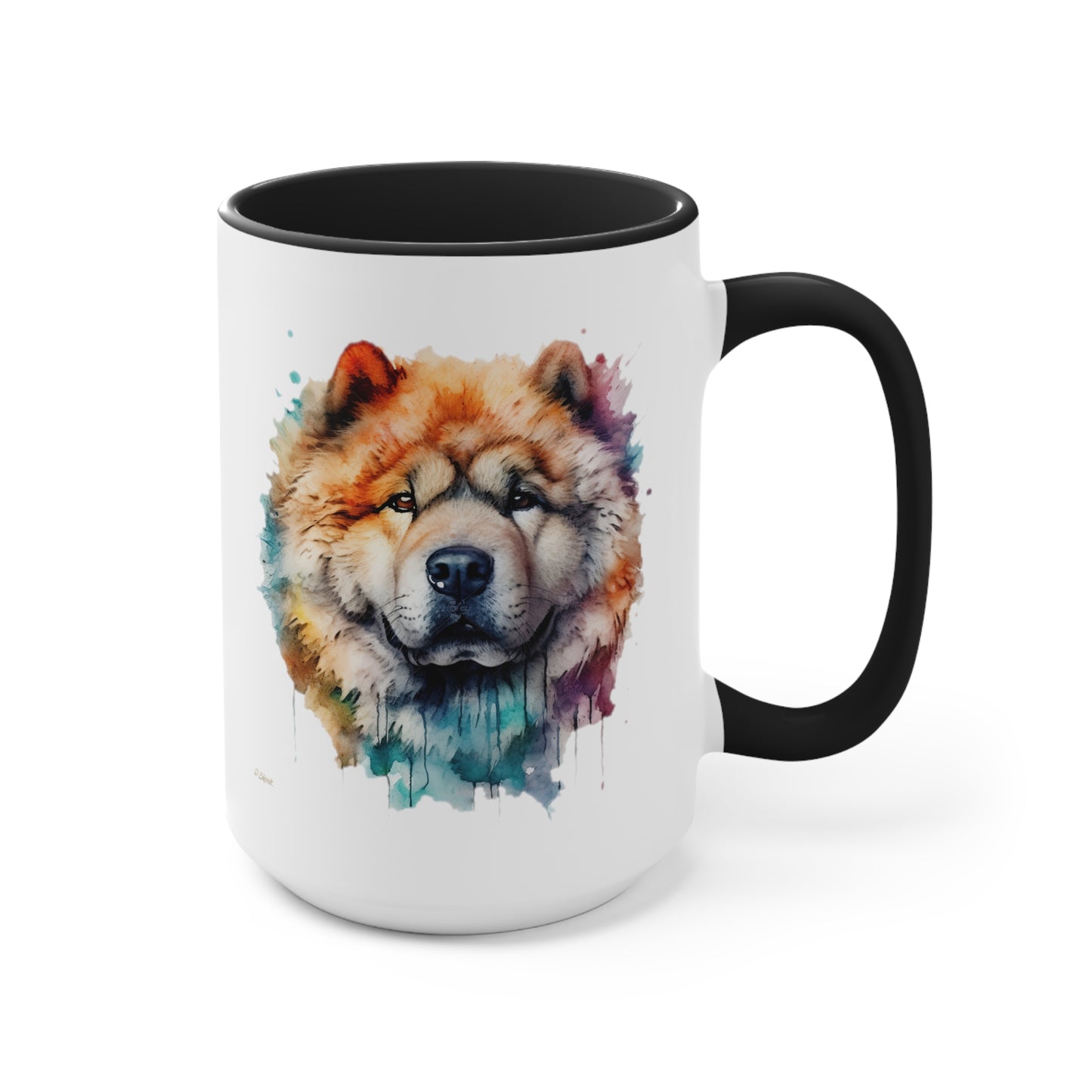 Chow Chow 3 Accent Mugs