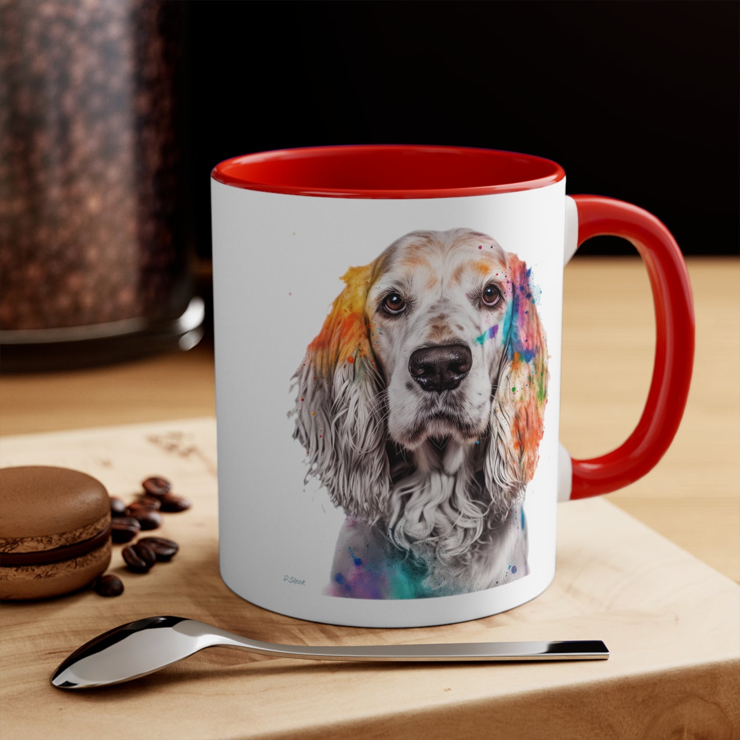 English Cocker Spaniel 3 Accent Mugs